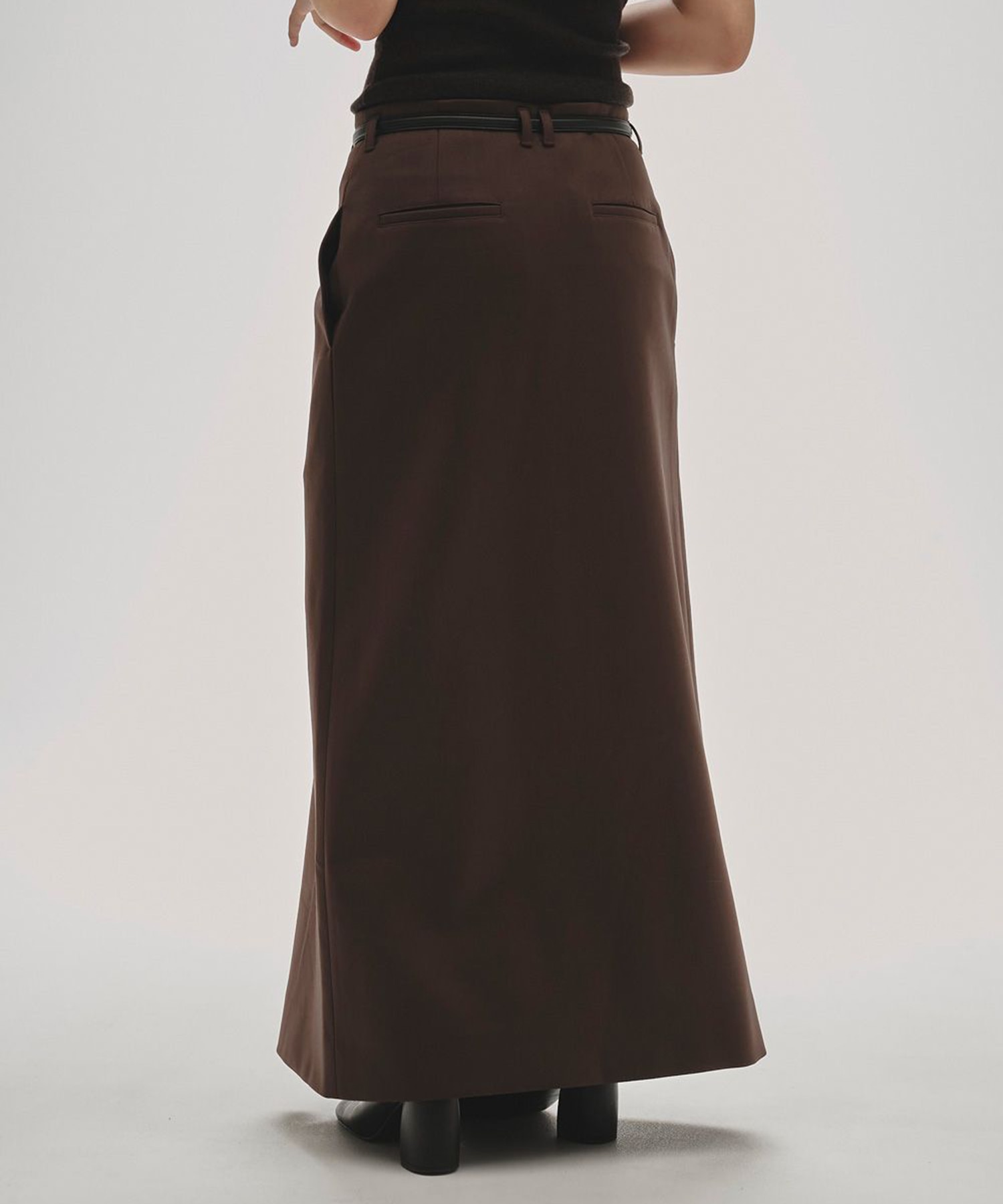 Twill Wrap Skirt TODAYFUL