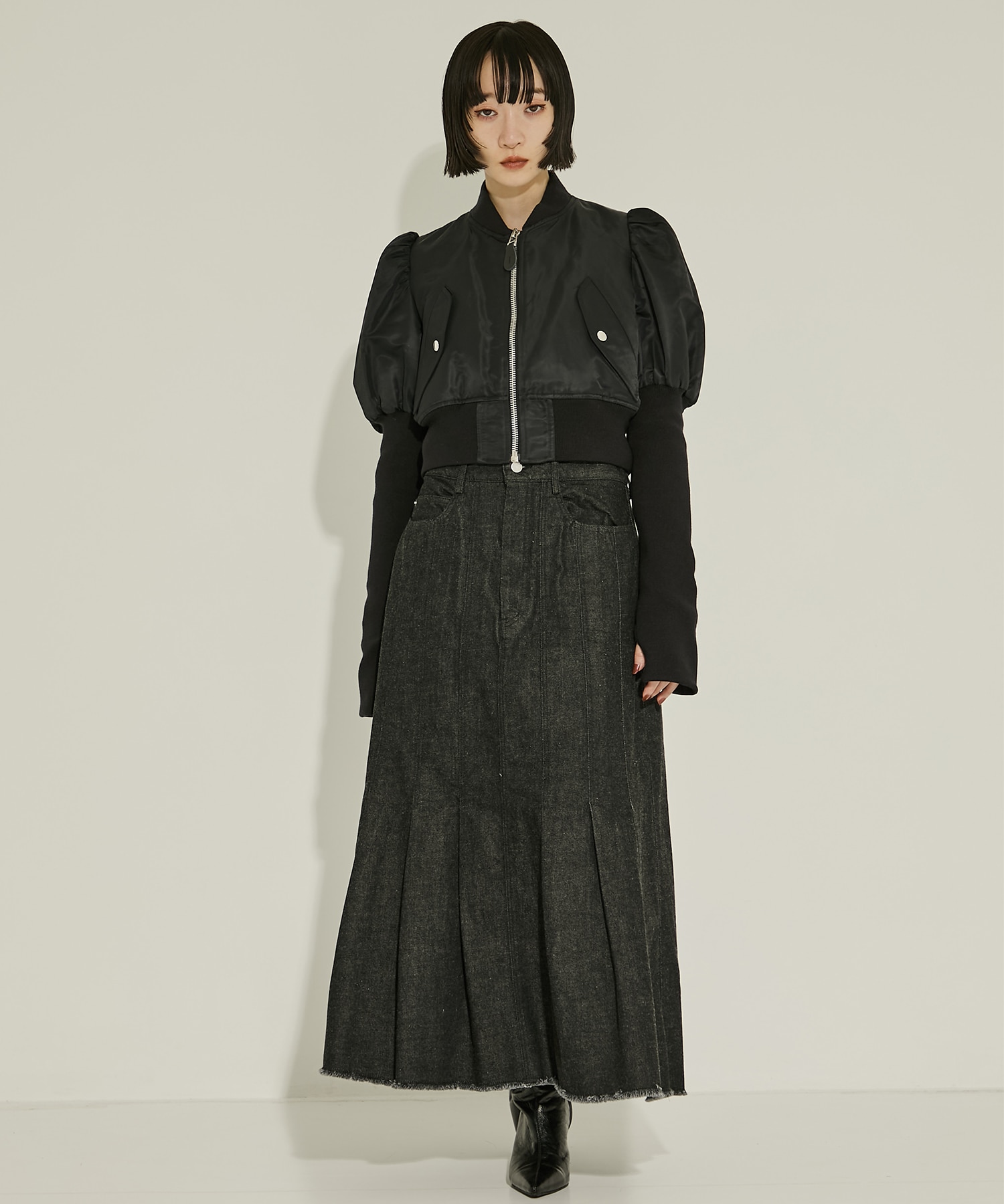 NYLON BOLERO BOMBER JACKET JOHN LAWRENCE SULLIVAN