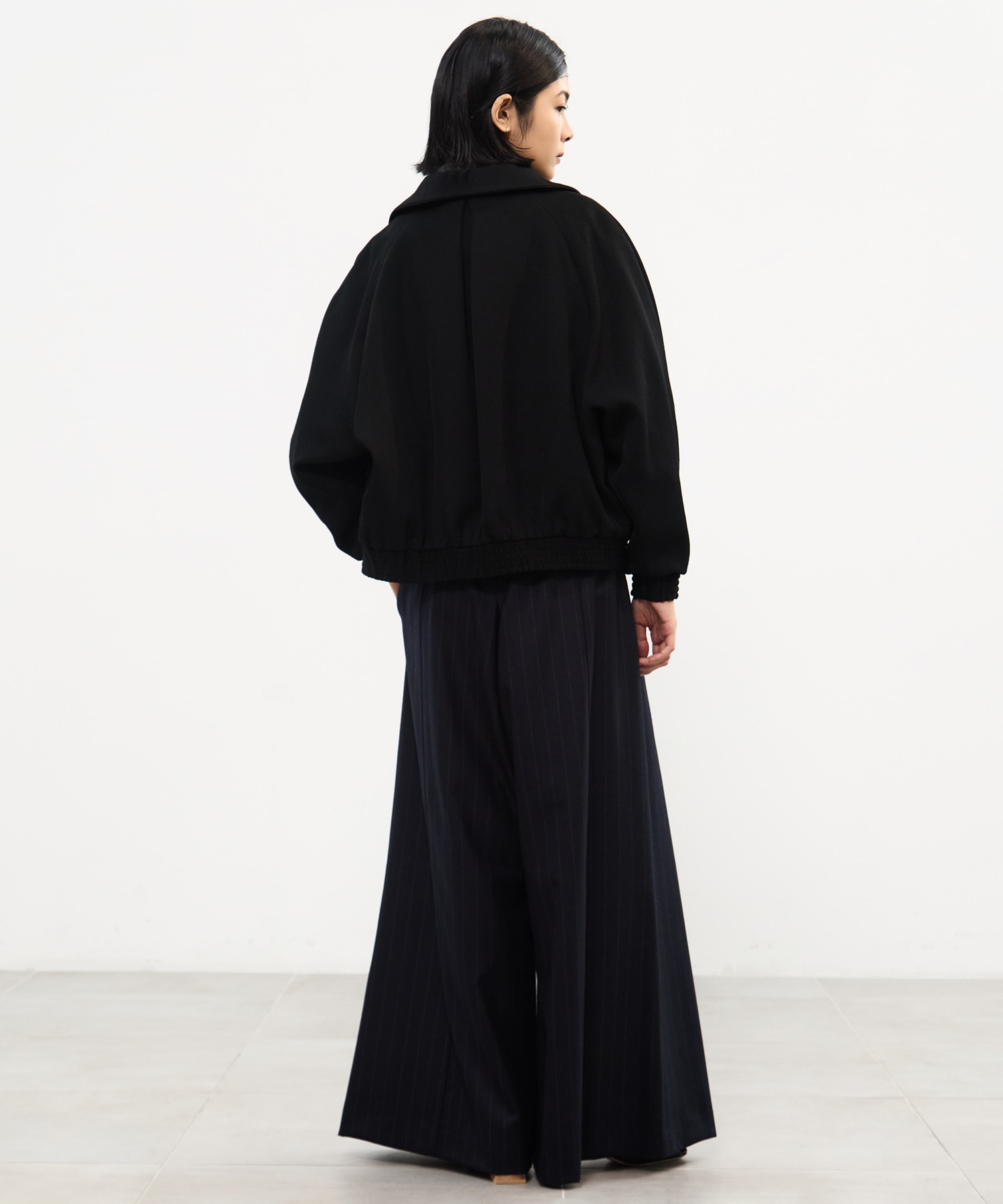 CAVARLY TWILL ZIP BLOUSON CINOH