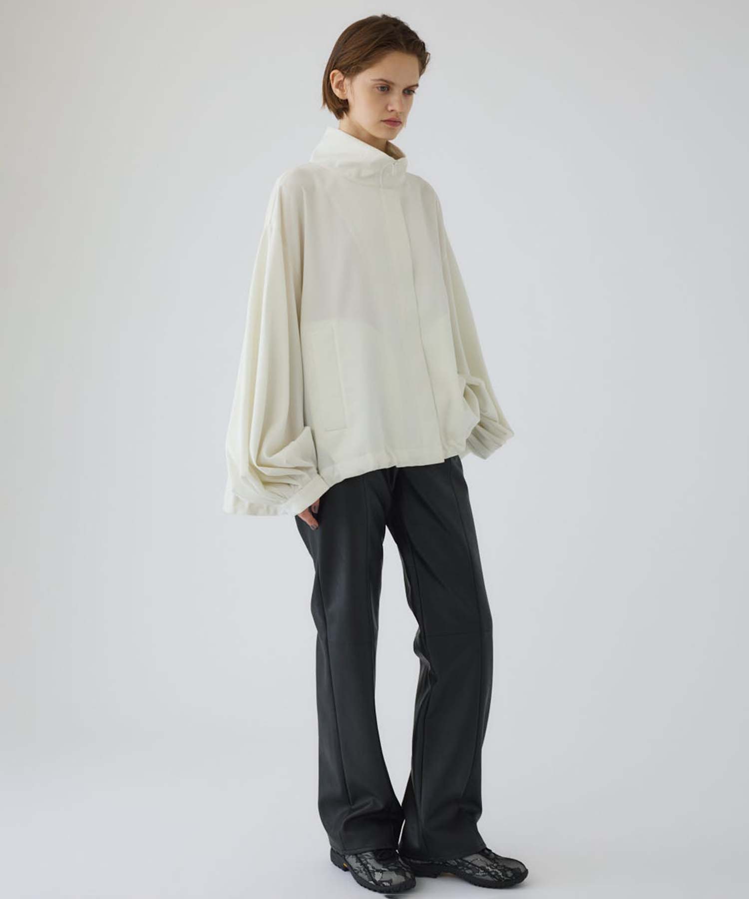 Stand collar tuck sleeve BZ RIM.ARK