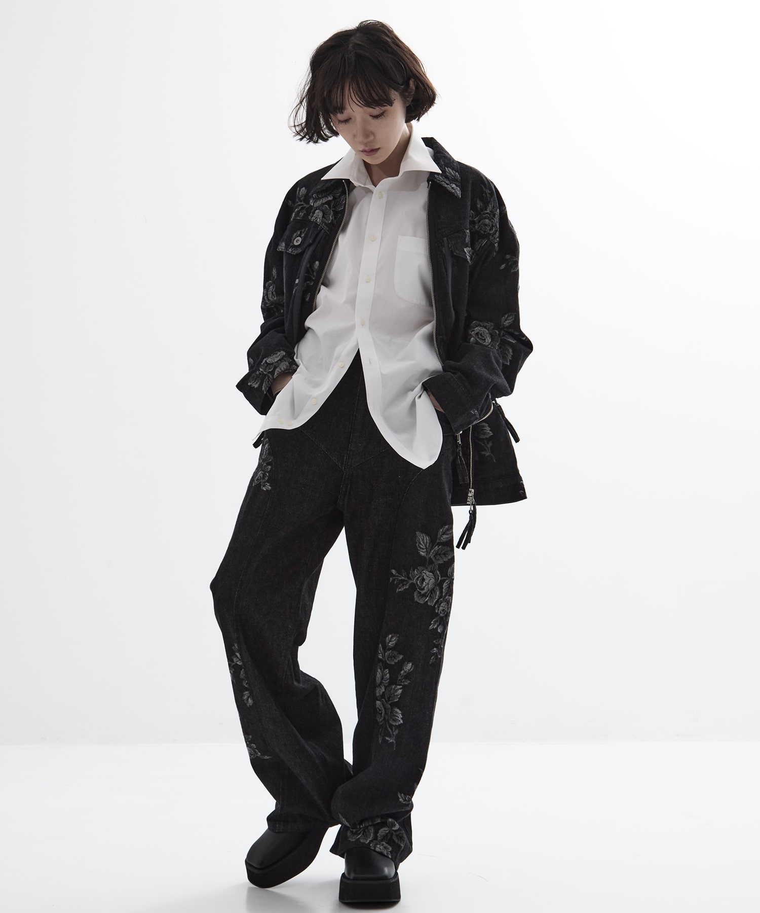 別注 ROSE DENIM JACKET FETICO