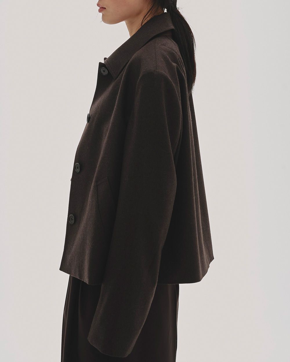 Wool Soutiencollar Jacket TODAYFUL