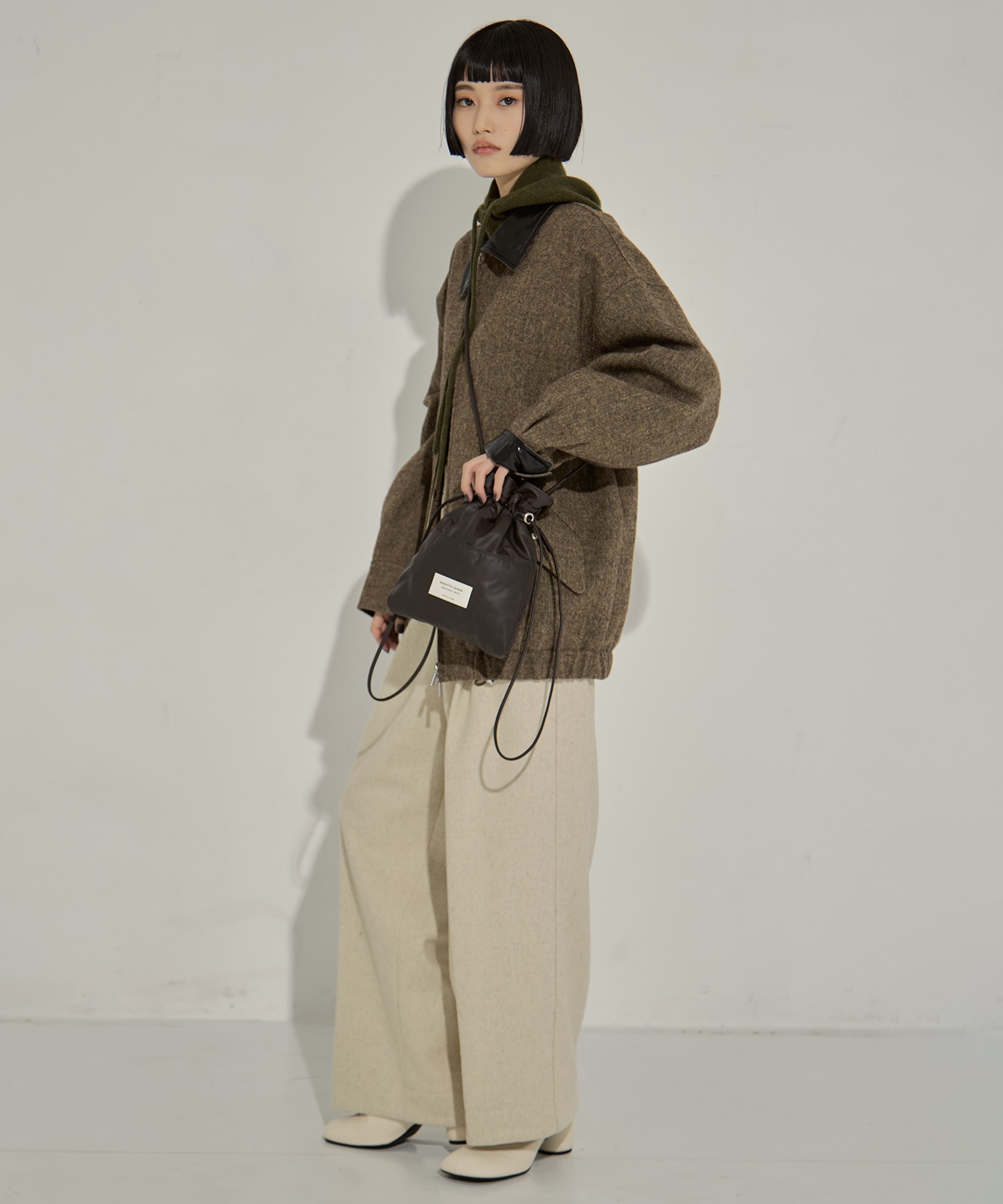 別注2wayショルダー巾着バッグ beautiful people