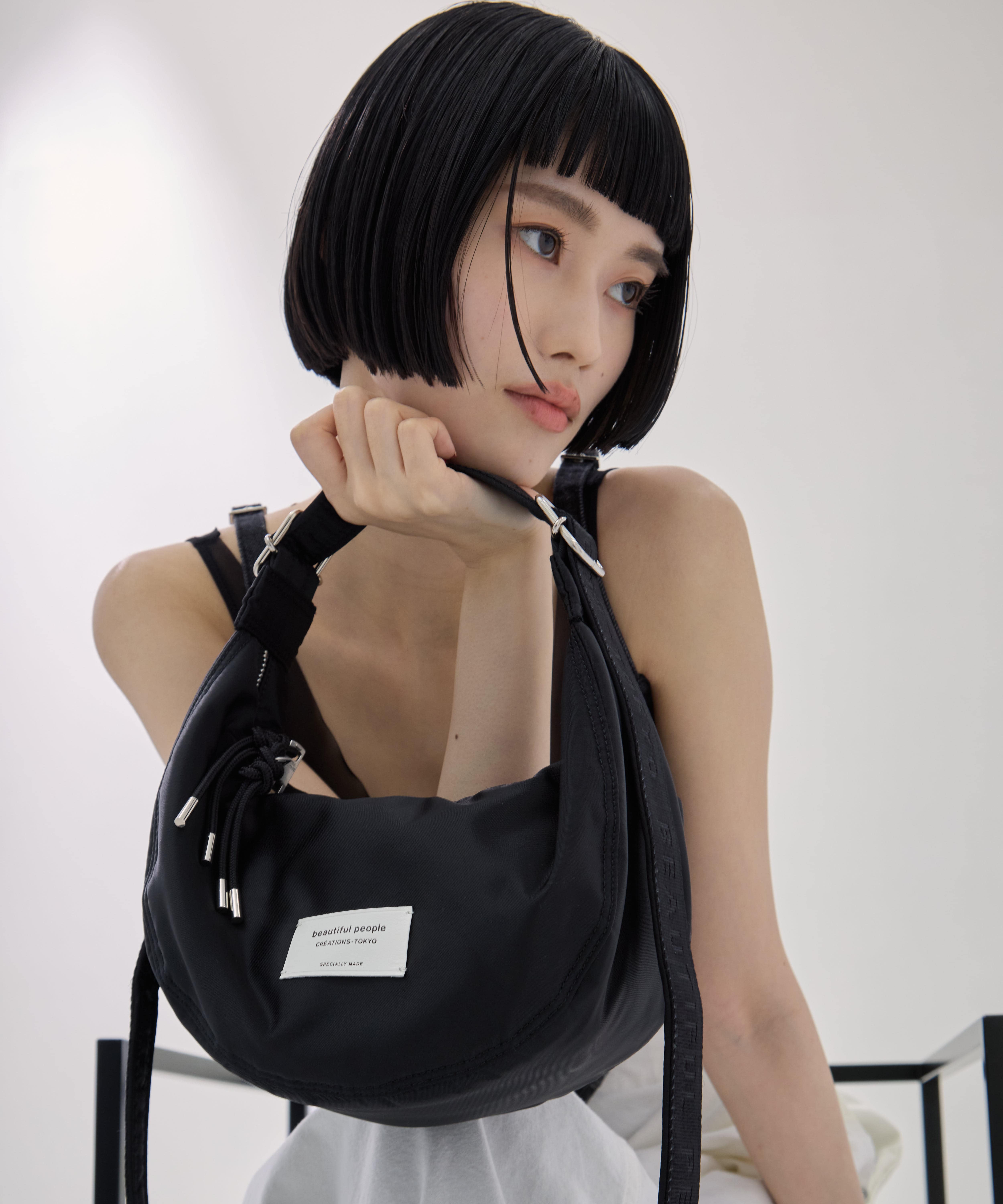 美品 beautiful people ショルダーバッグ 2way army beautiful people 