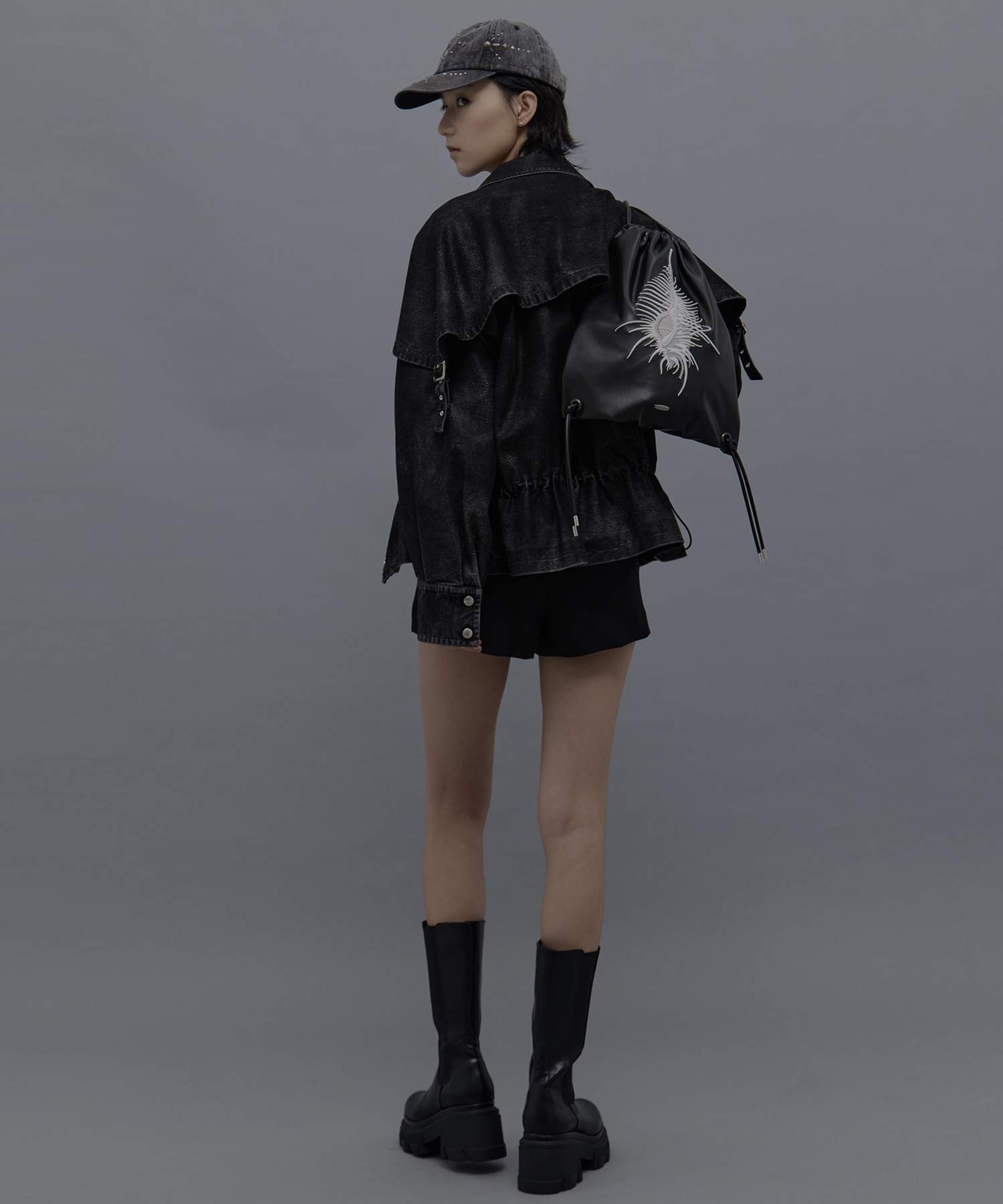 別注AKKIGAI drawstring backpack tanakadaisuke