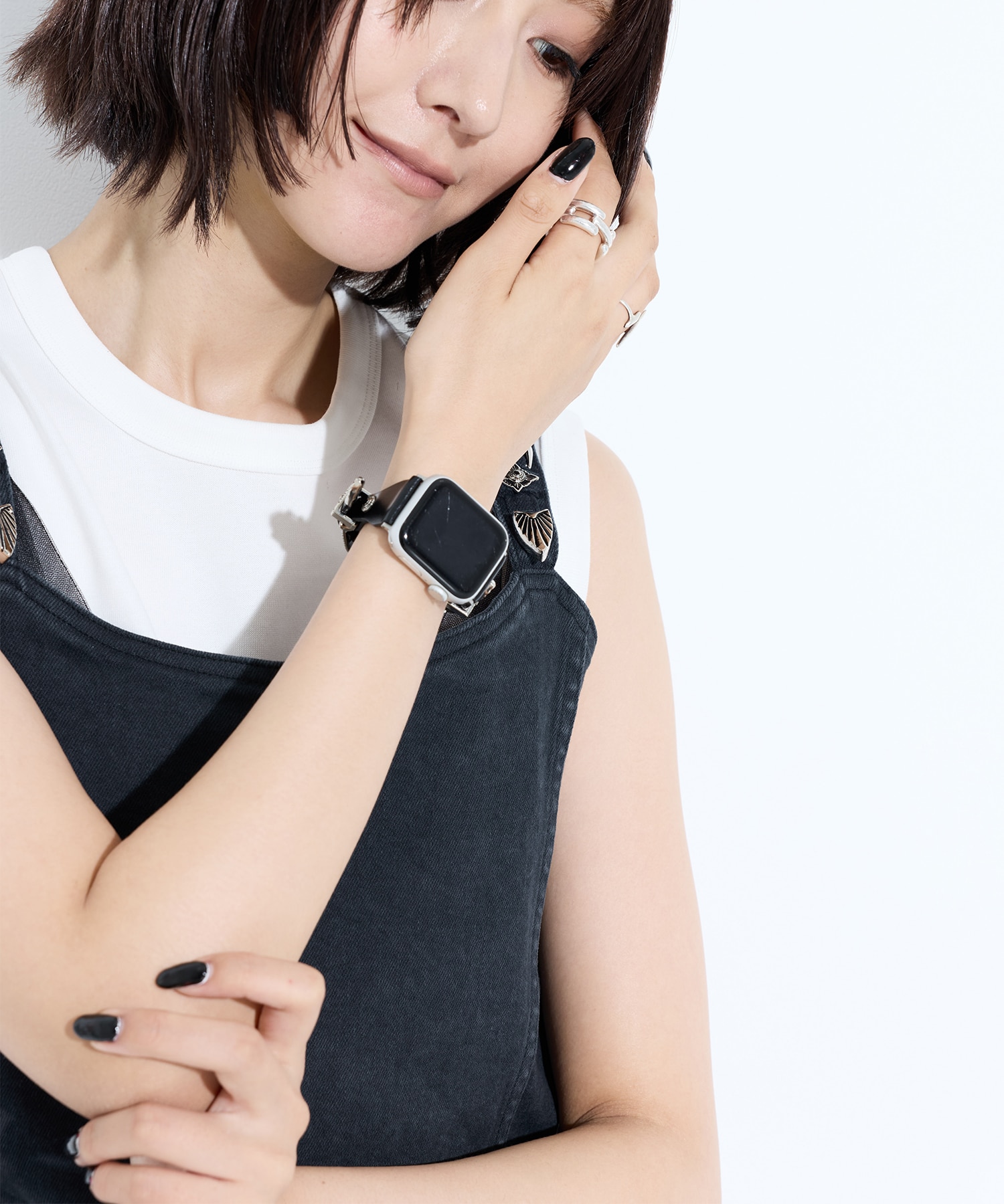 Double buckle watch belt TOGA