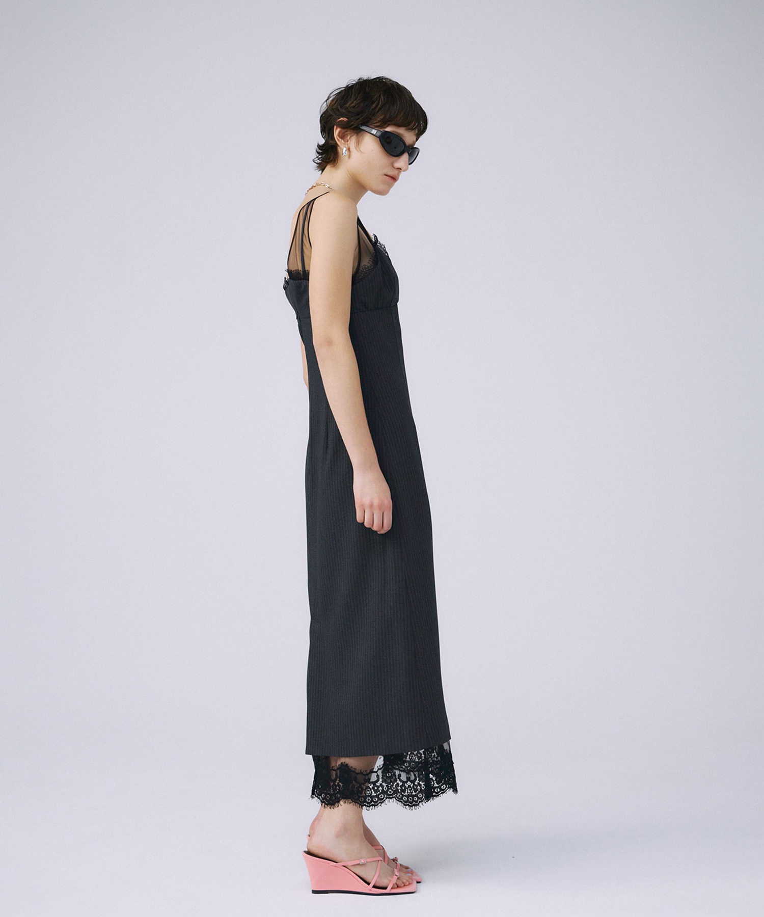 SHEER LAYERED CAMIDRESS JOSEMOON