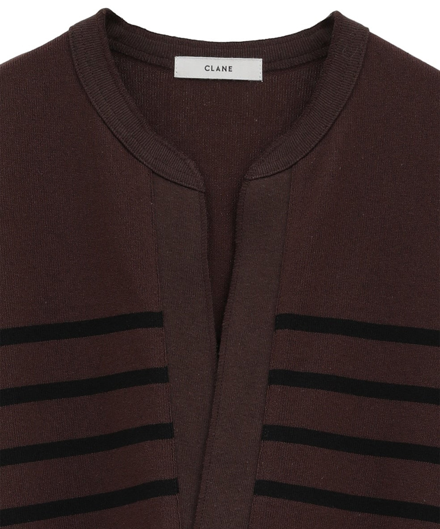WIDE HENRY NECK BORDER TOPS CLANE