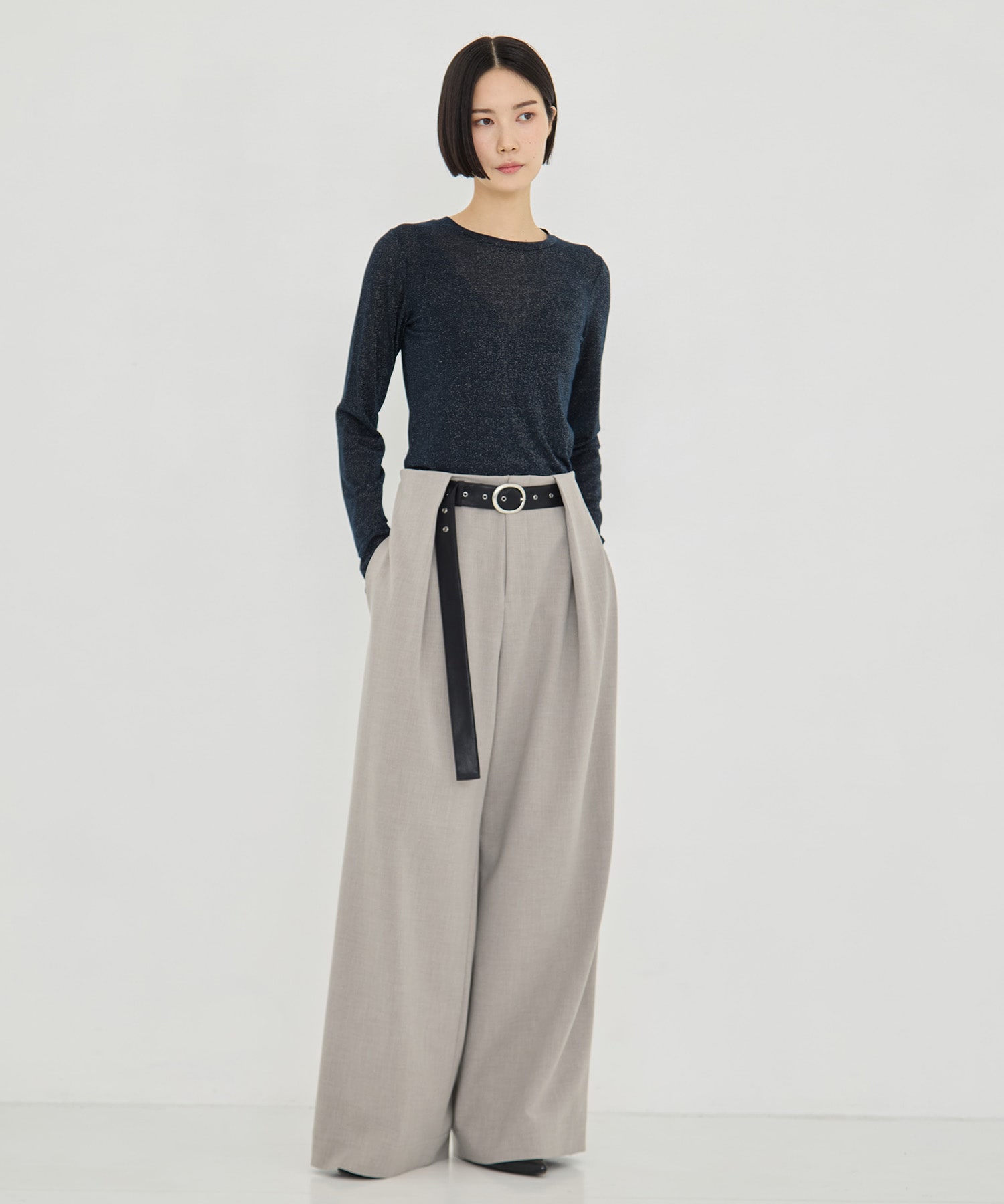 3way Camisole & Cashmere Long T STUDIOUS