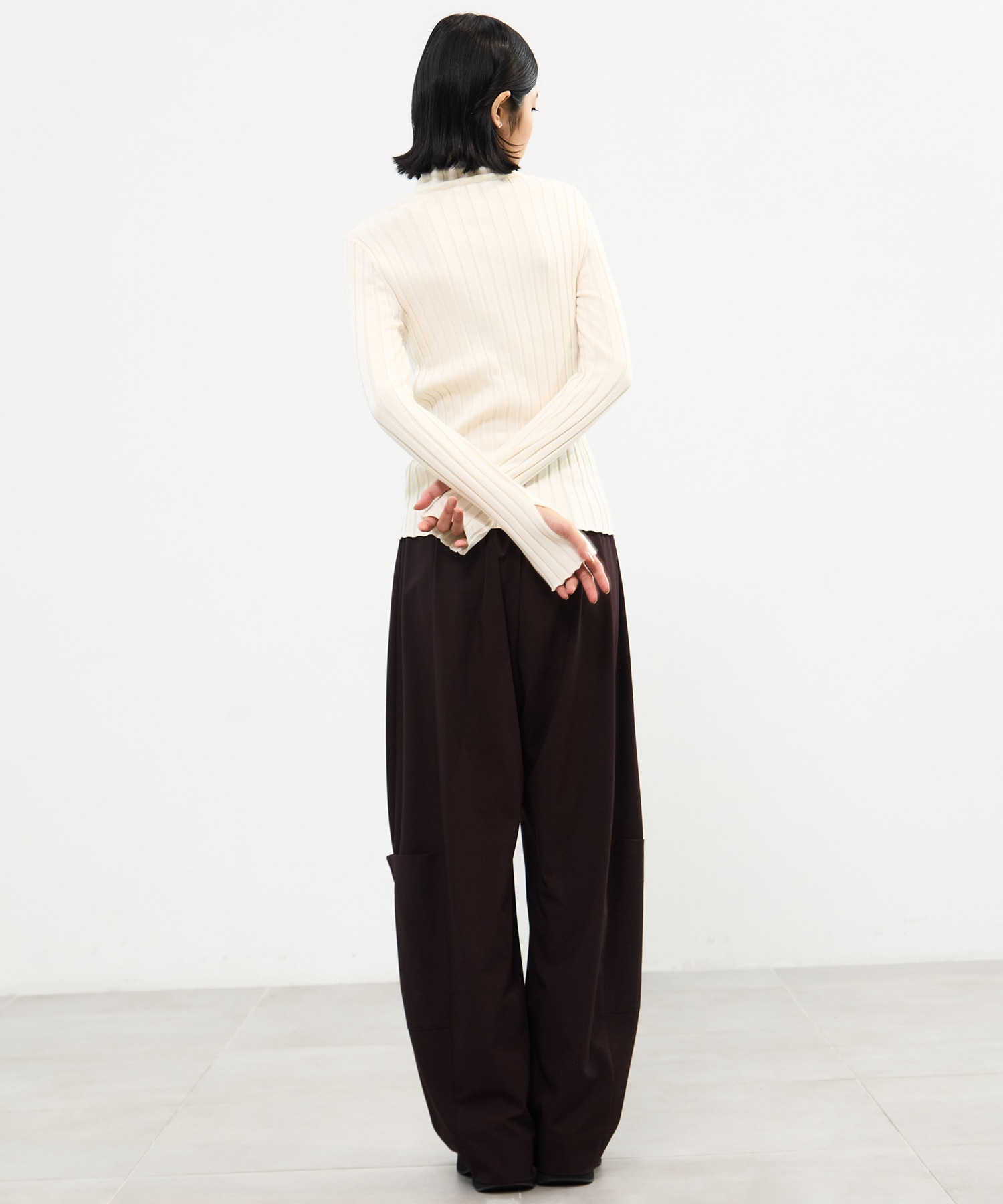 Silk Viscorse Wide Rib KT STUDIOUS