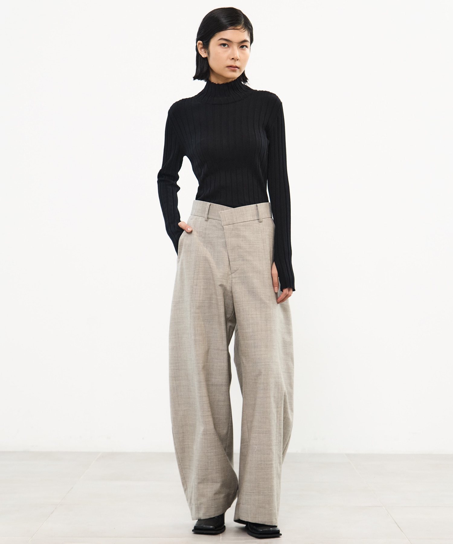Silk Viscorse Wide Rib KT STUDIOUS