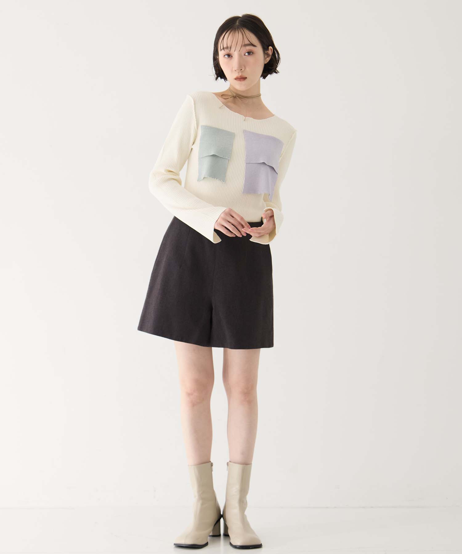 別注CREW NECK RIB KNIT kotohayokozawa