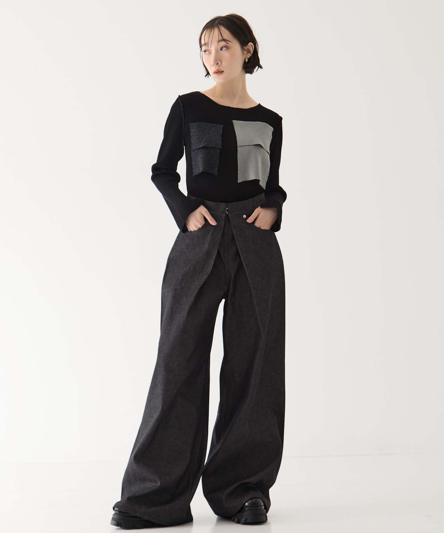 別注CREW NECK RIB KNIT kotohayokozawa