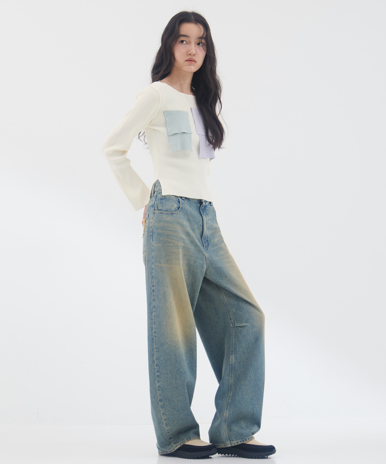 別注CREW NECK RIB KNIT kotohayokozawa