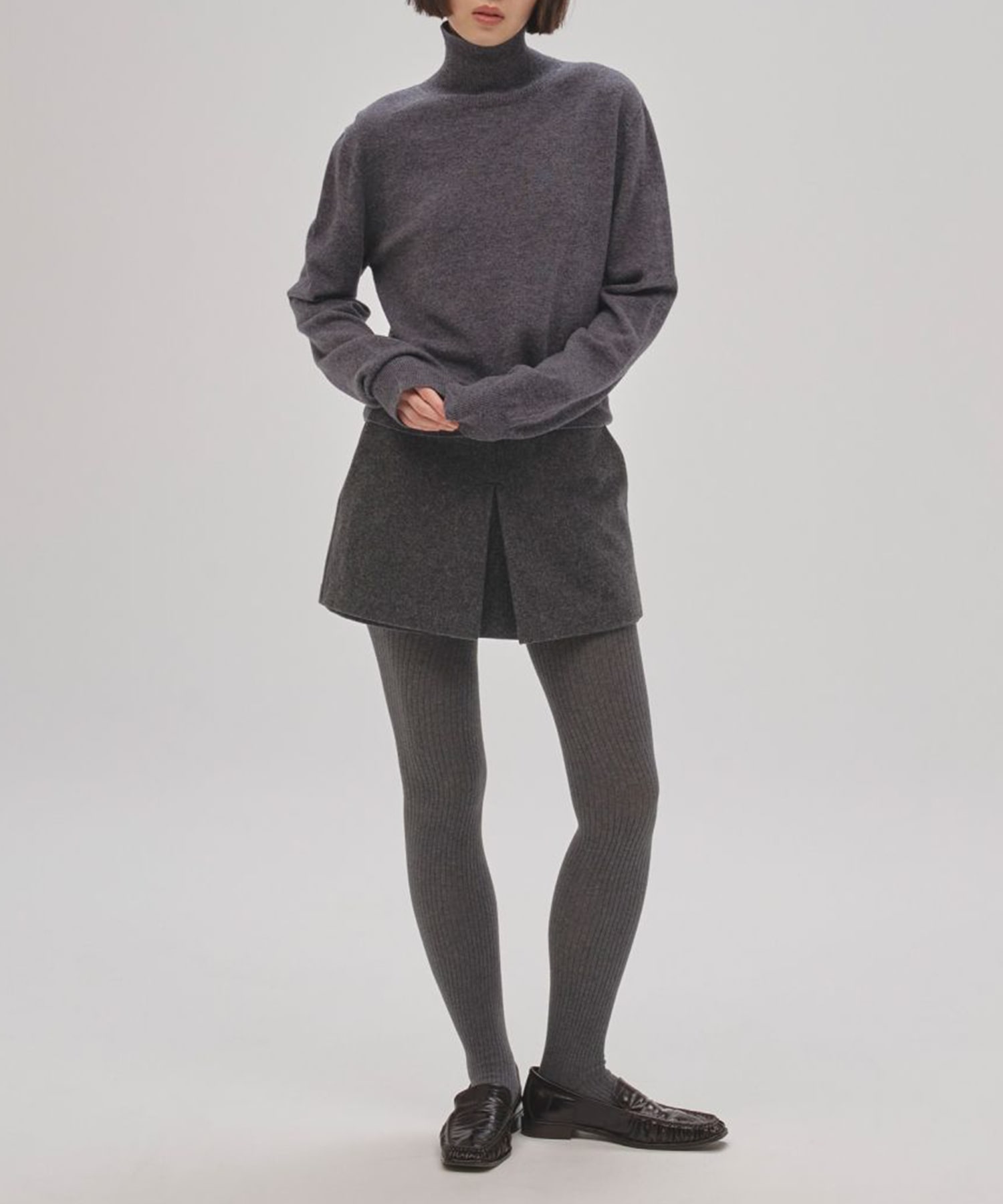 Wool Cashmere Turtle Knit TODAYFUL