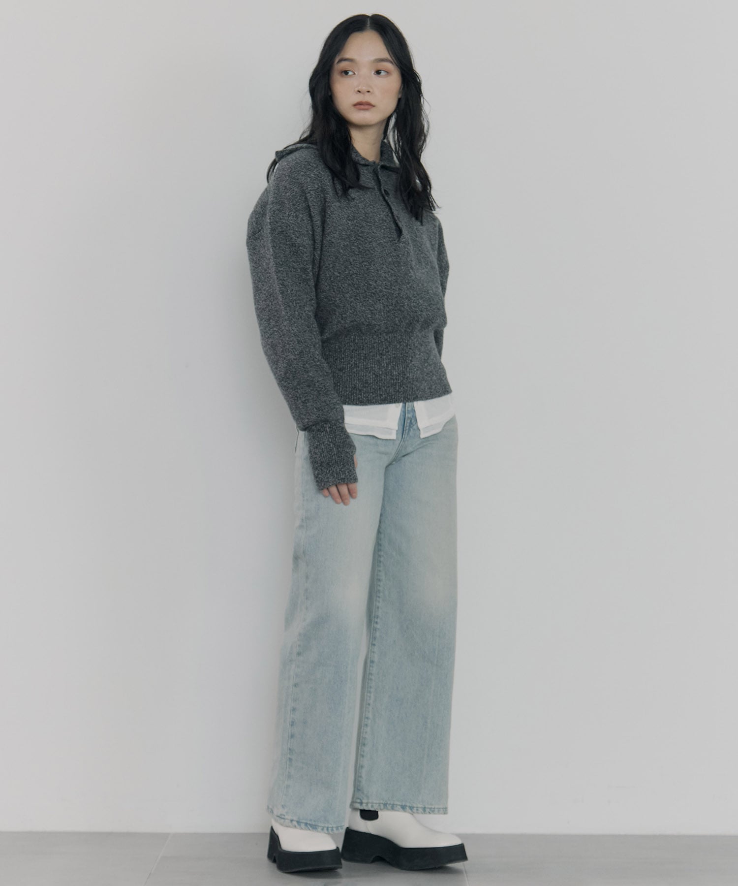 別注 SAILOR COLLAR KNIT ROUTINE