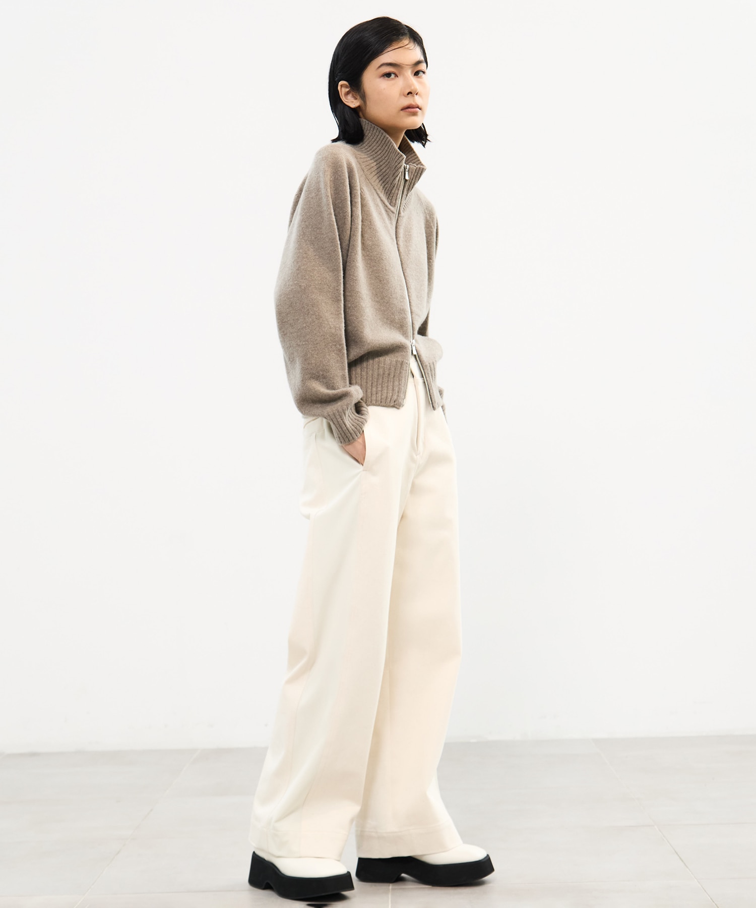 Cashmere Wool Drivers Knit STUDIOUS