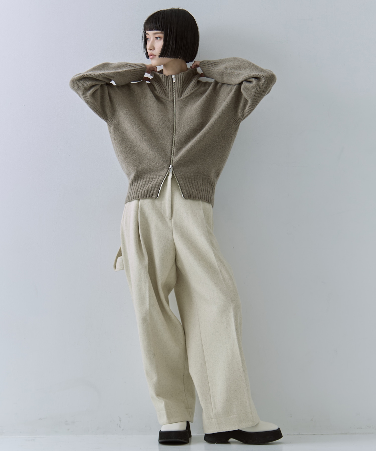 Cashmere Wool Drivers Knit STUDIOUS