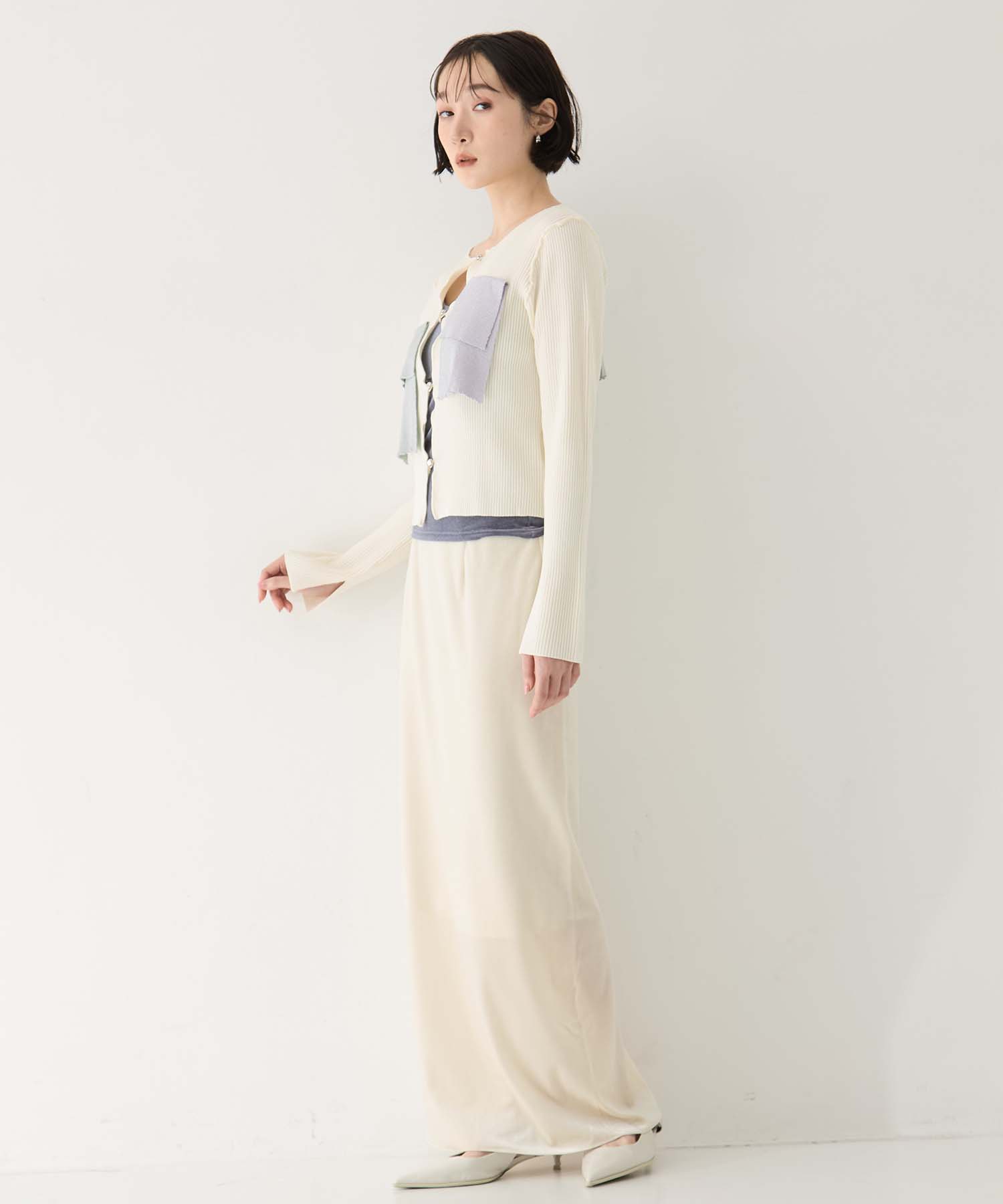 別注 RIB KNIT CARDIGAN kotohayokozawa