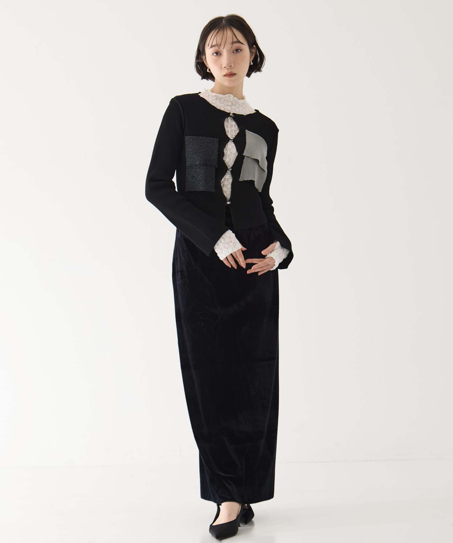 別注 RIB KNIT CARDIGAN kotohayokozawa