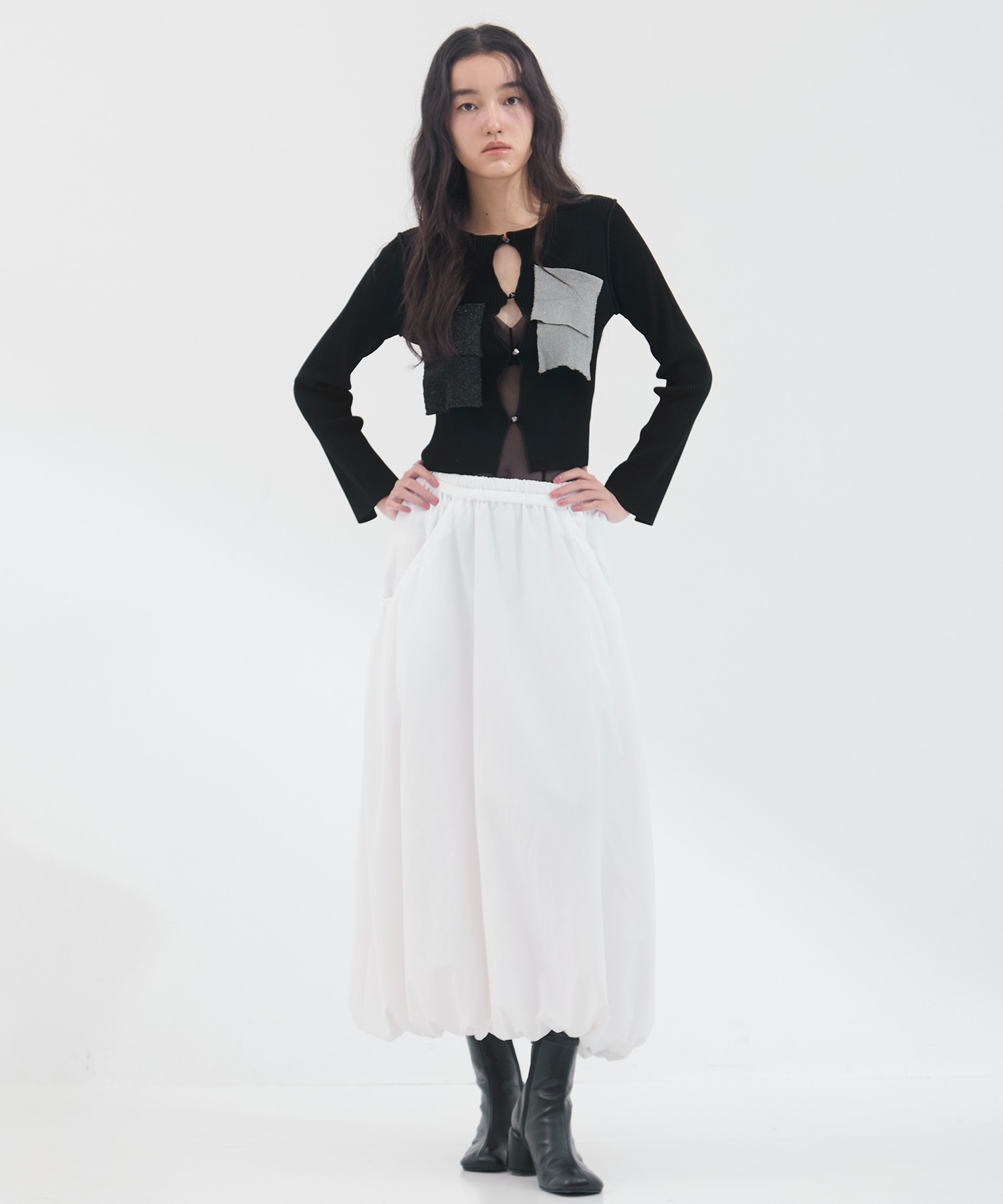 別注 RIB KNIT CARDIGAN kotohayokozawa