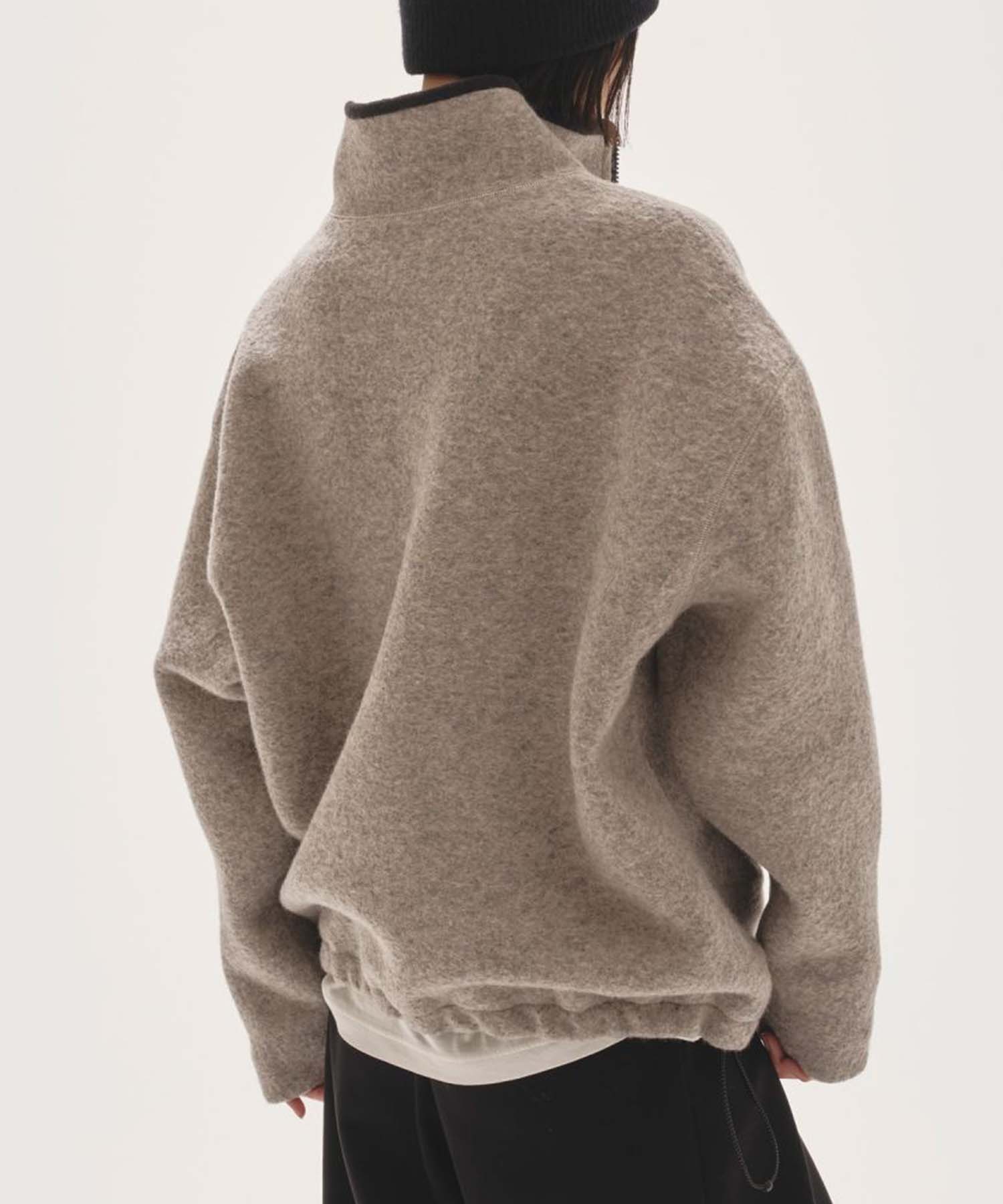 Wool Boa Zip Jacket TODAYFUL