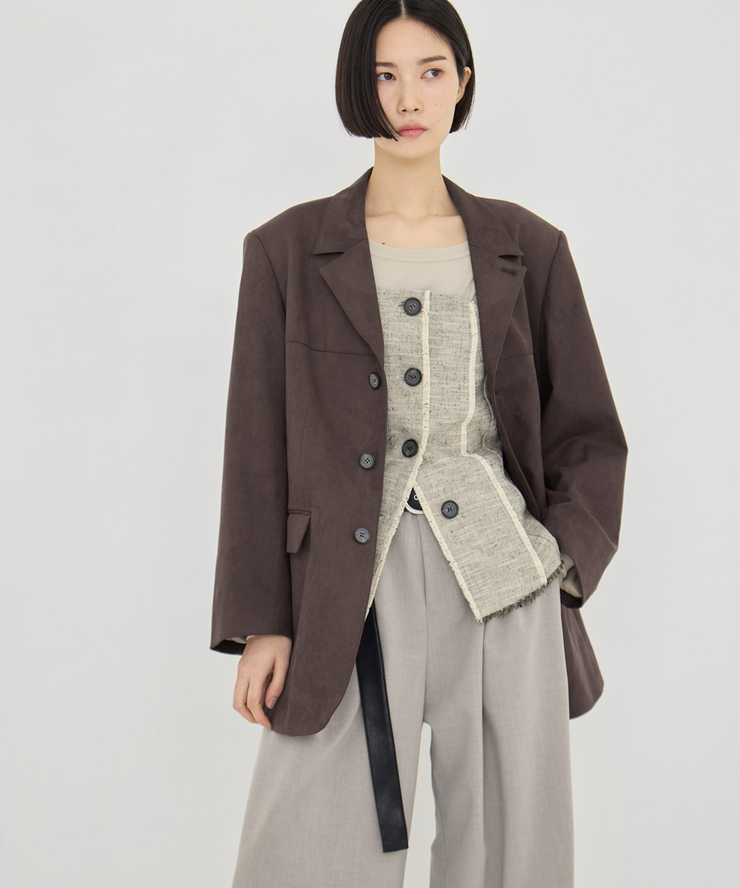 Soft Suede Over Jacket STUDIOUS