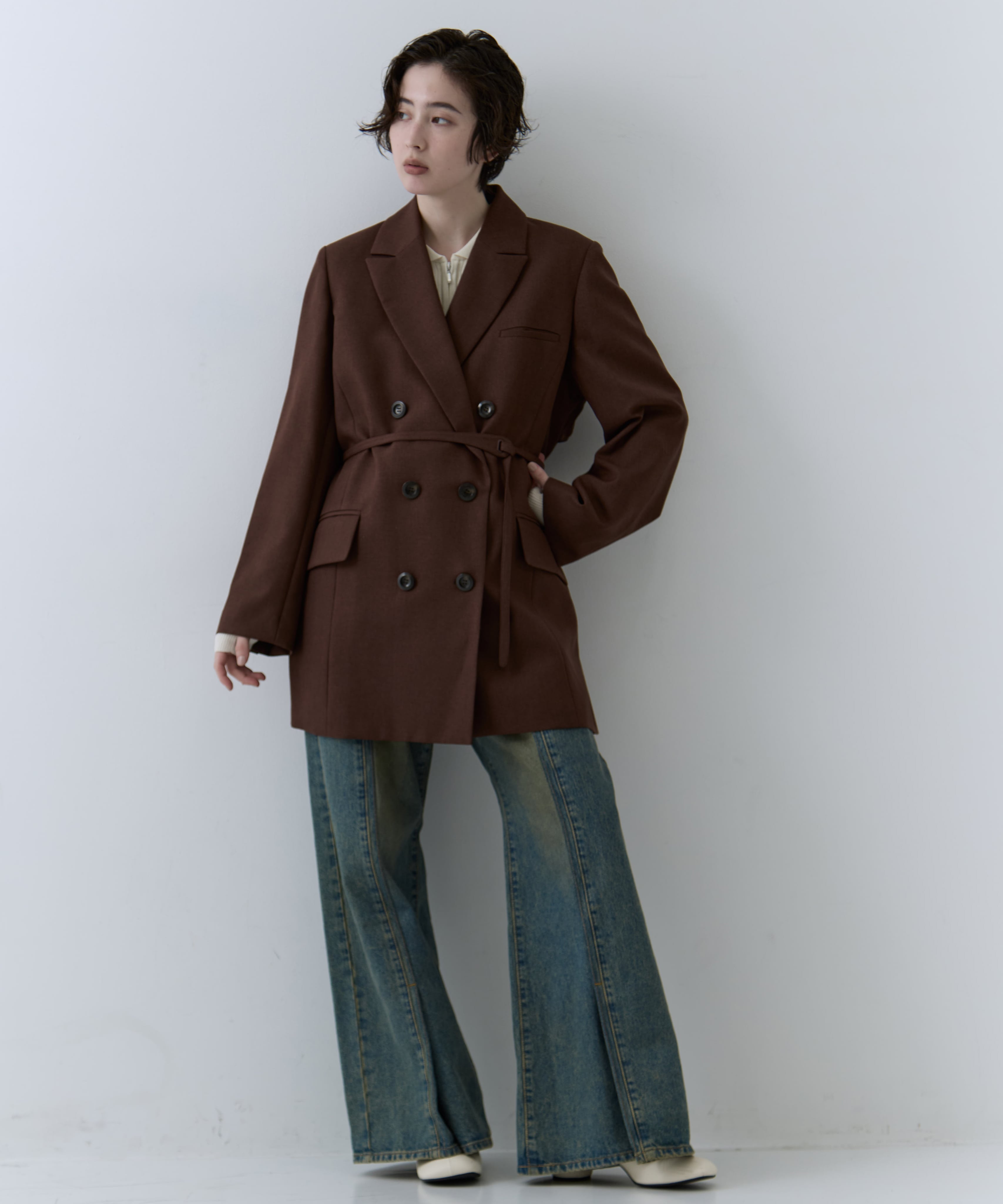 UND YOKE DESIGN JACKET AMERI