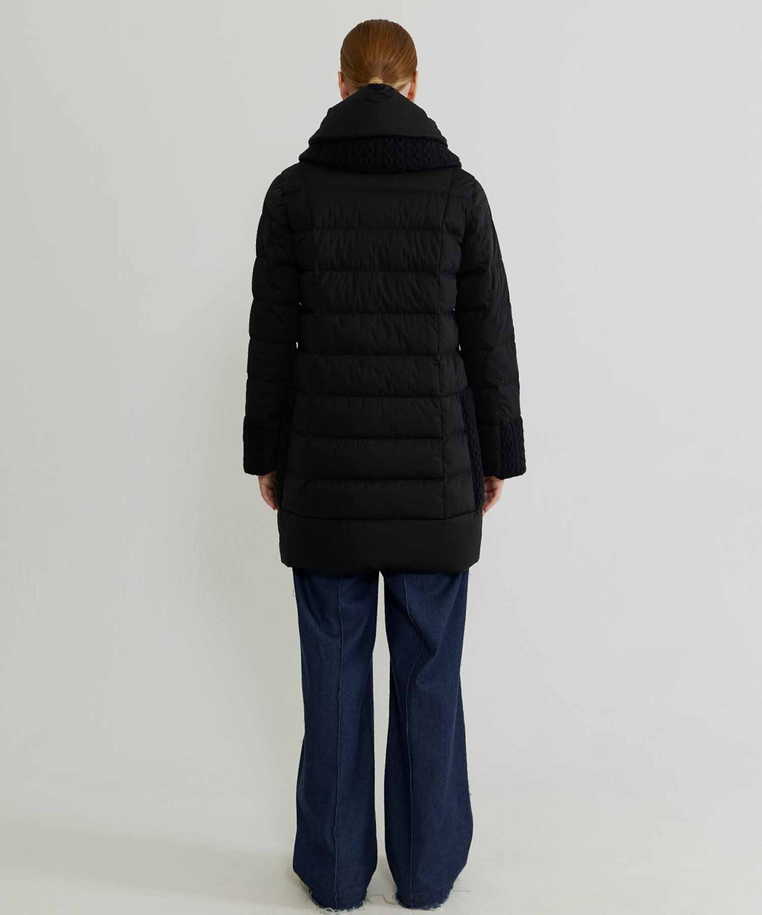 Two Piece Collar Knit Coat YOSOOU