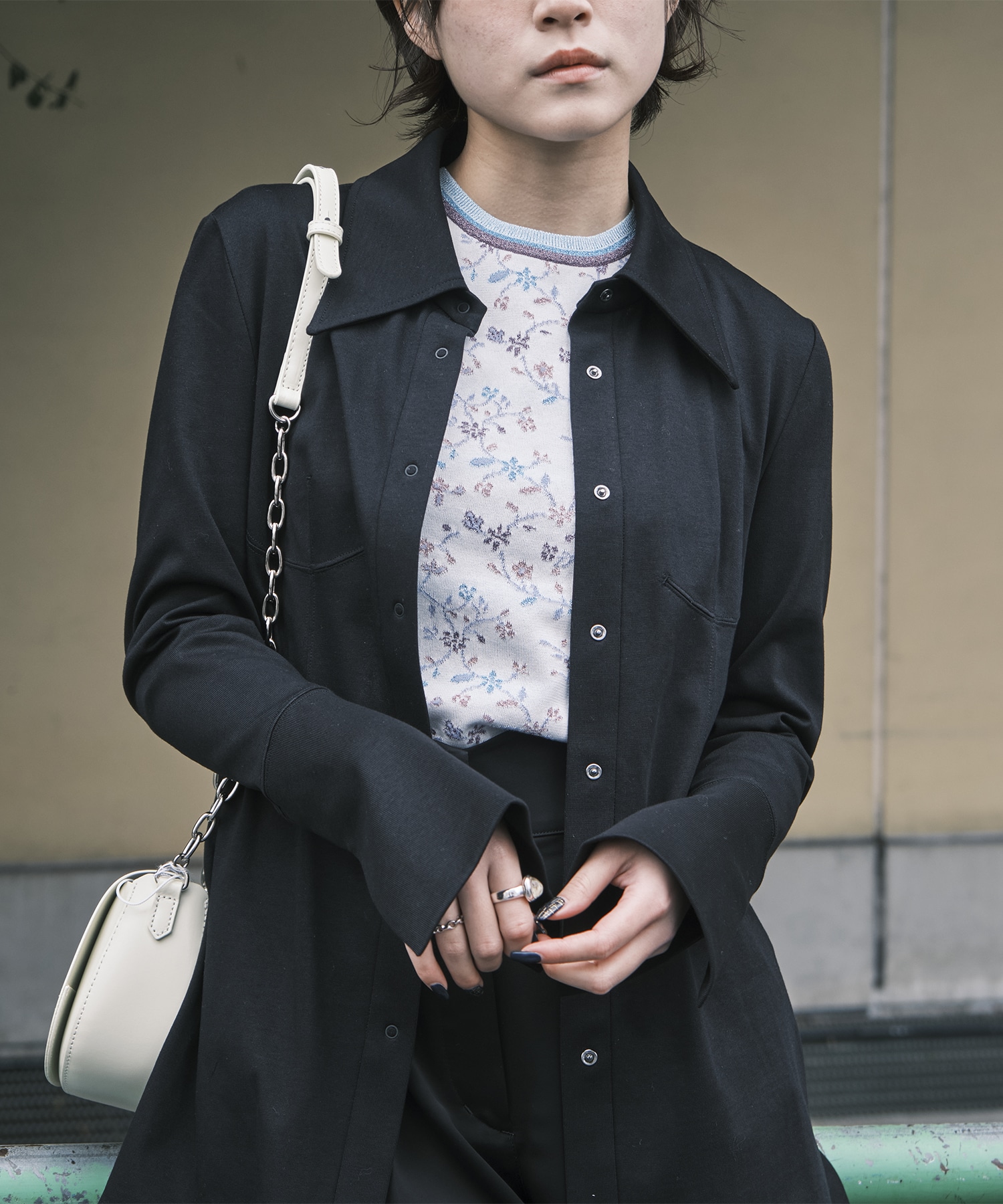 Cotton Jersey Shirt Mame Kurogouchi