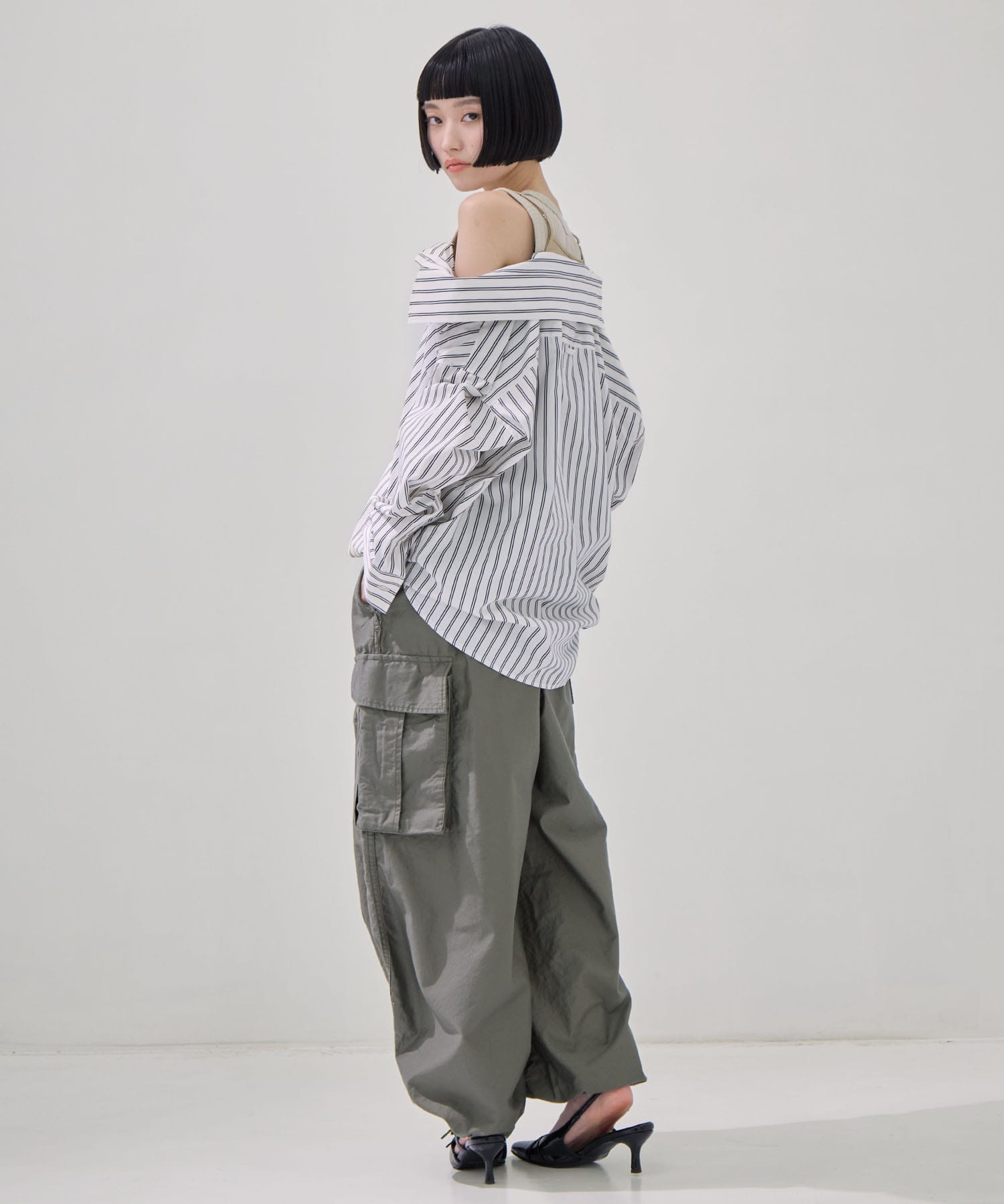 LAYERED STRIPE SHIRTS Maison MIHARA YASUHIRO