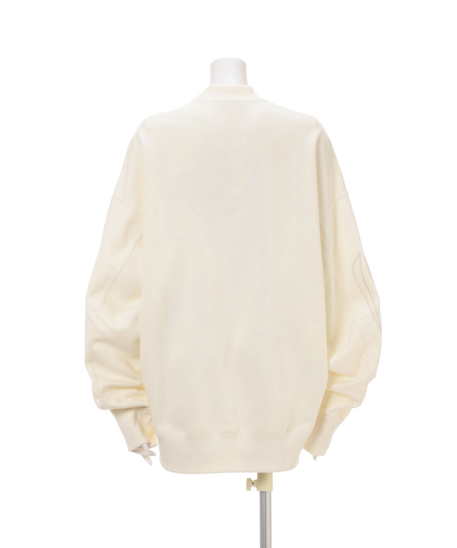 Floral Embroidery Oversized Sweat Top Mame Kurogouchi