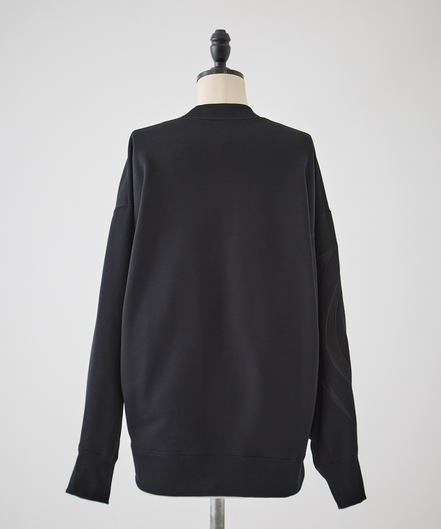 Floral Embroidery Oversized Sweat Top Mame Kurogouchi