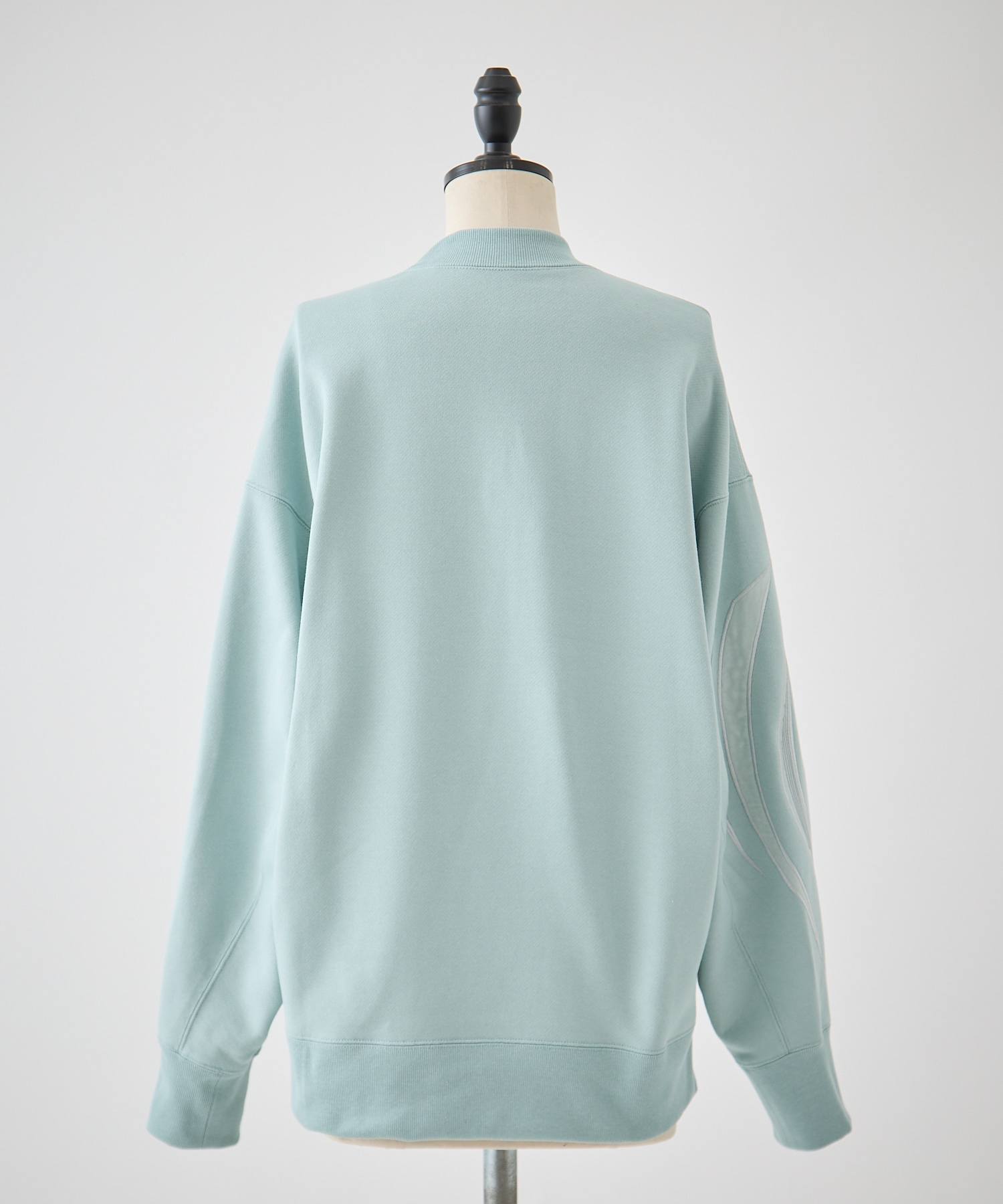 Floral Embroidery Oversized Sweat Top Mame Kurogouchi