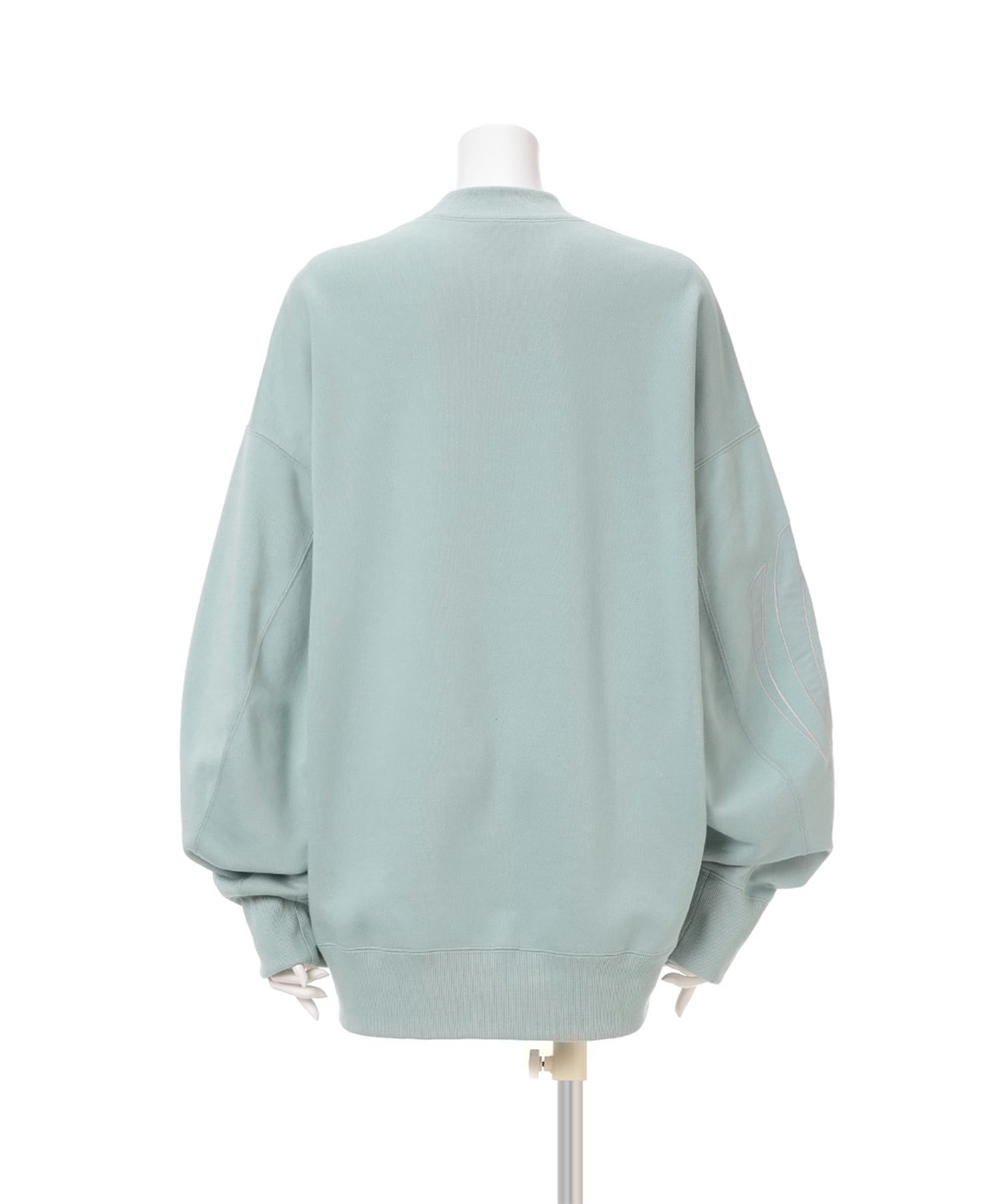 Floral Embroidery Oversized Sweat Top Mame Kurogouchi