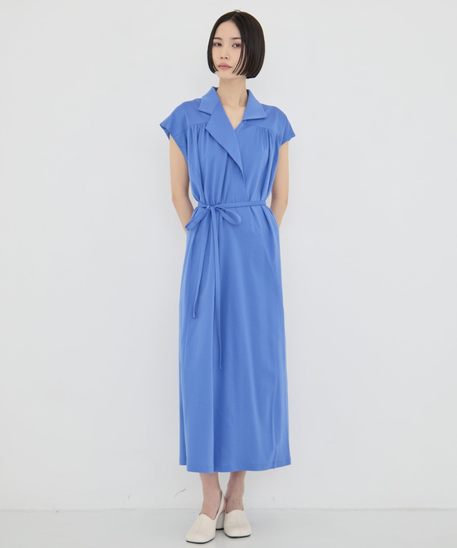 Sliva combi tex jersey dress AKIRANAKA