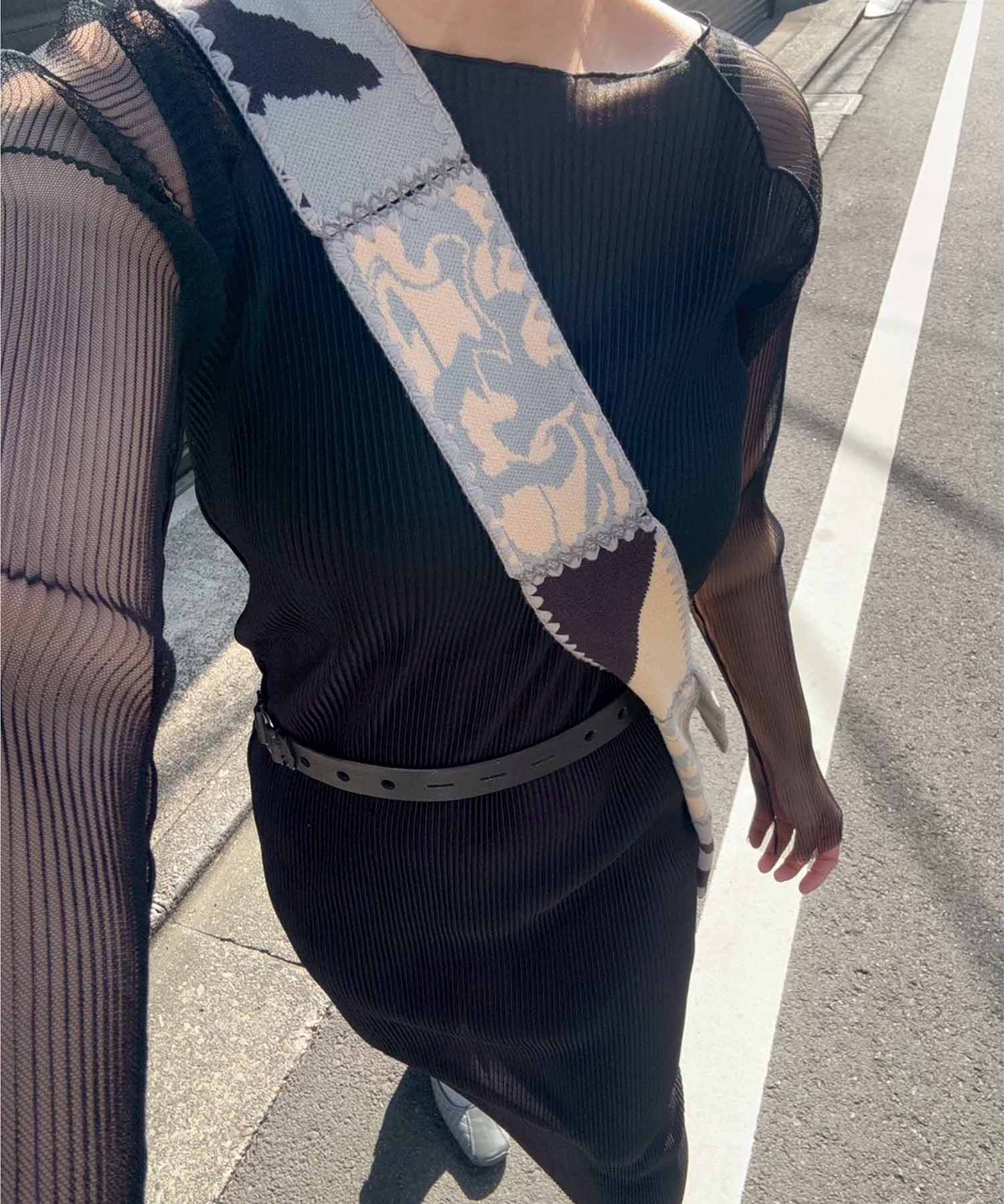 SHEER RAGLAN DRESS kotohayokozawa