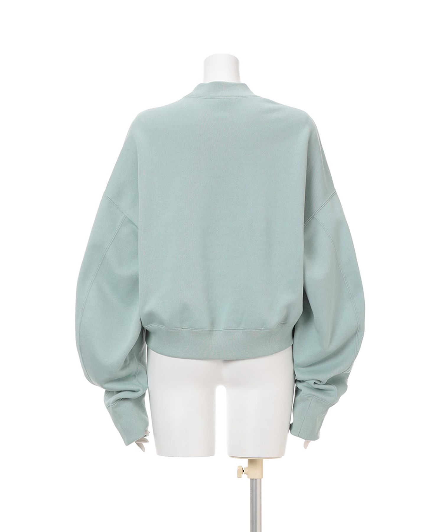 Floral Embroidery Short Sweat Top Mame Kurogouchi