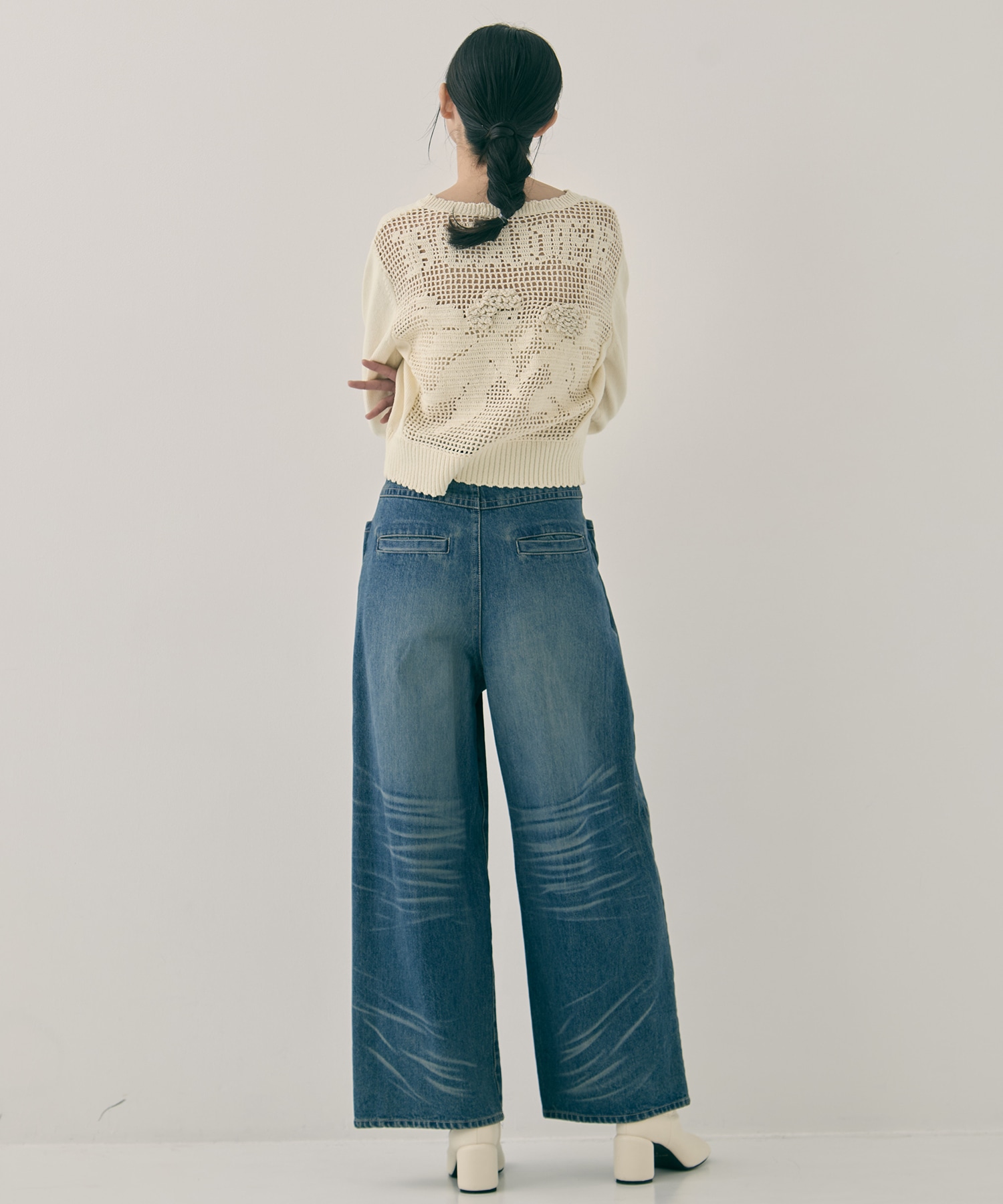 Cupid in HEAVEN crochet knit cardigan tanakadaisuke