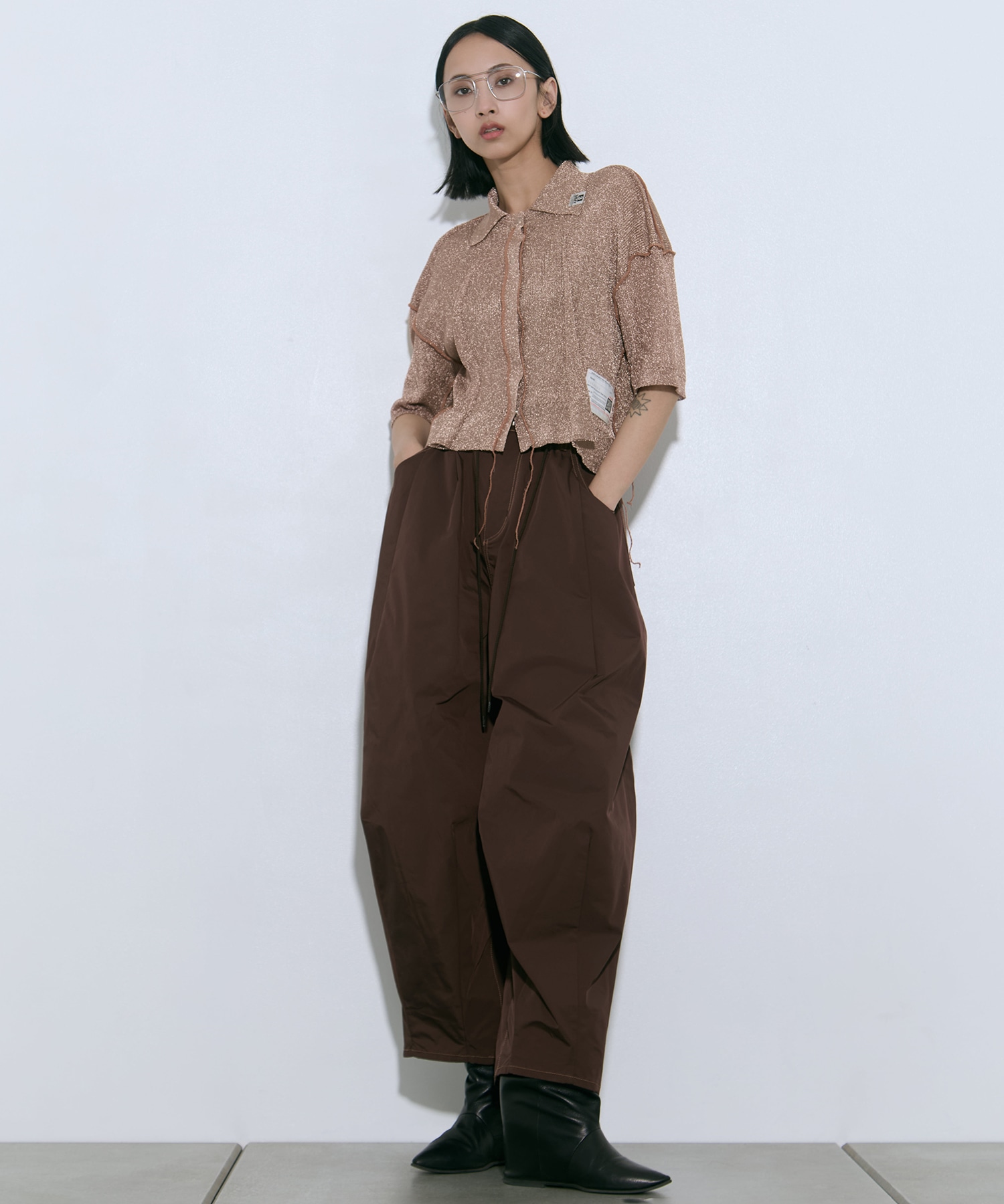 GLITTER KNIT INSIDE OUT CD Maison MIHARA YASUHIRO