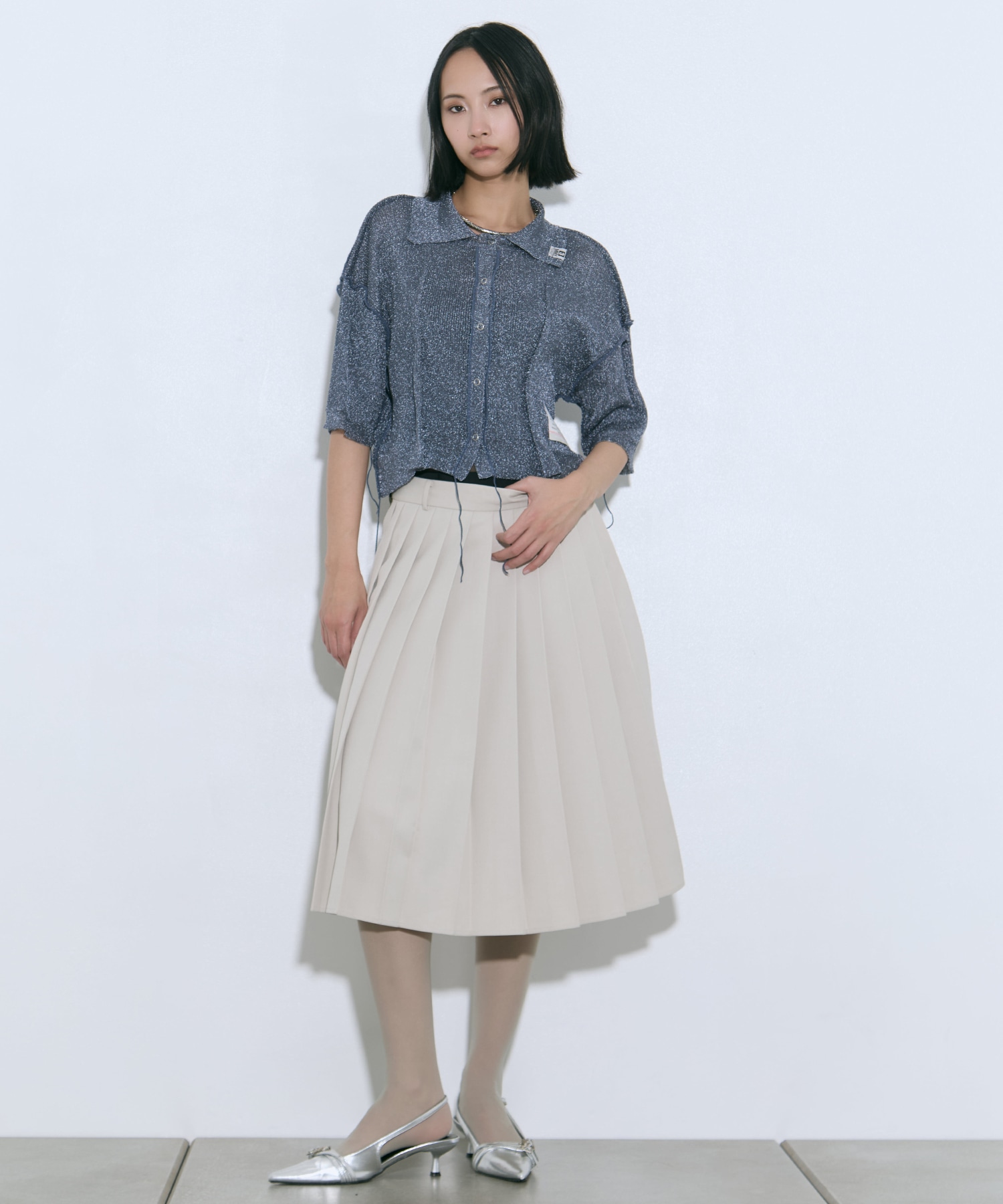 GLITTER KNIT INSIDE OUT CD Maison MIHARA YASUHIRO