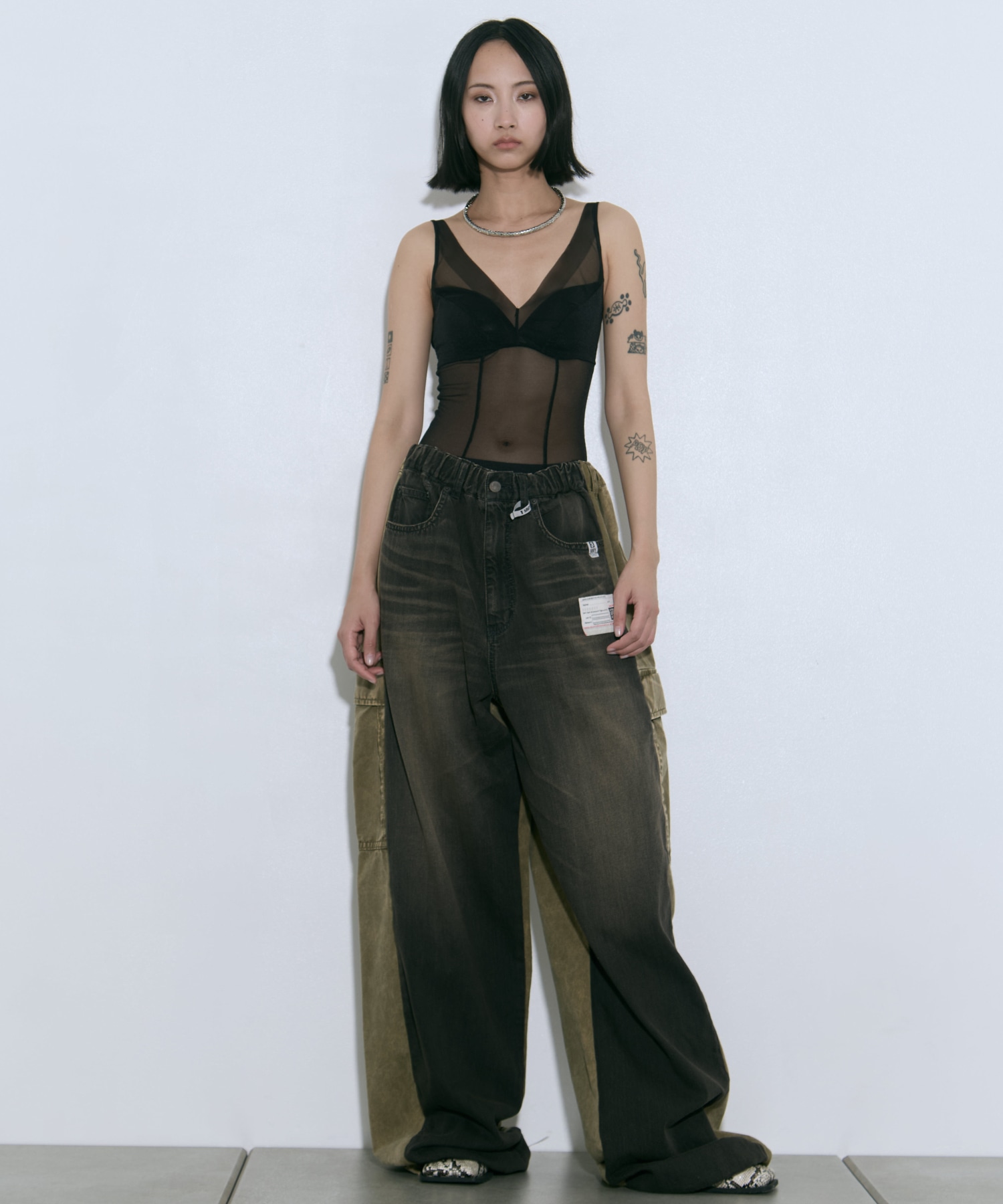 COMBINED DENIM×CARGO PANTS Maison MIHARA YASUHIRO