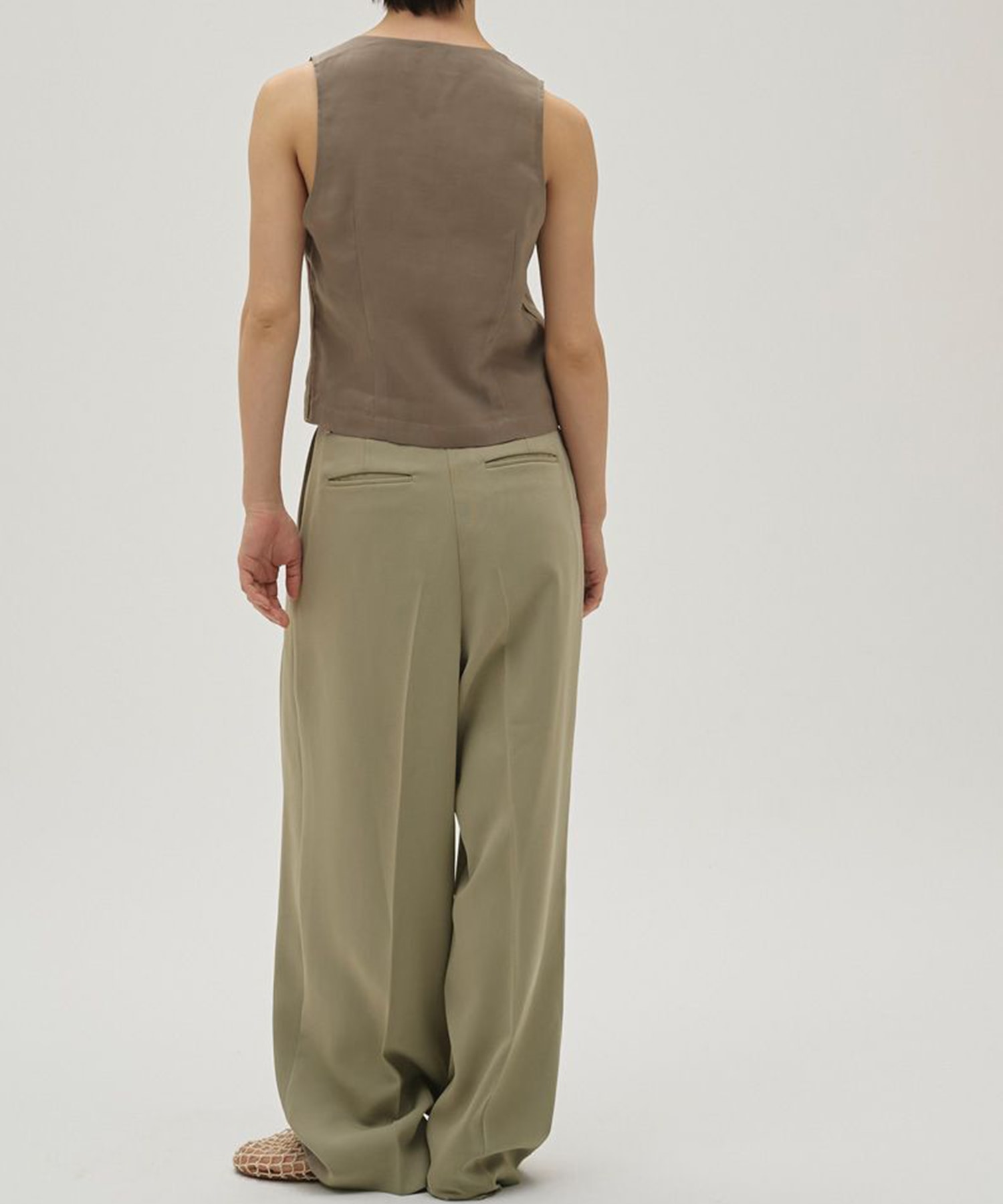 Tuck Wide Trousers TODAYFUL