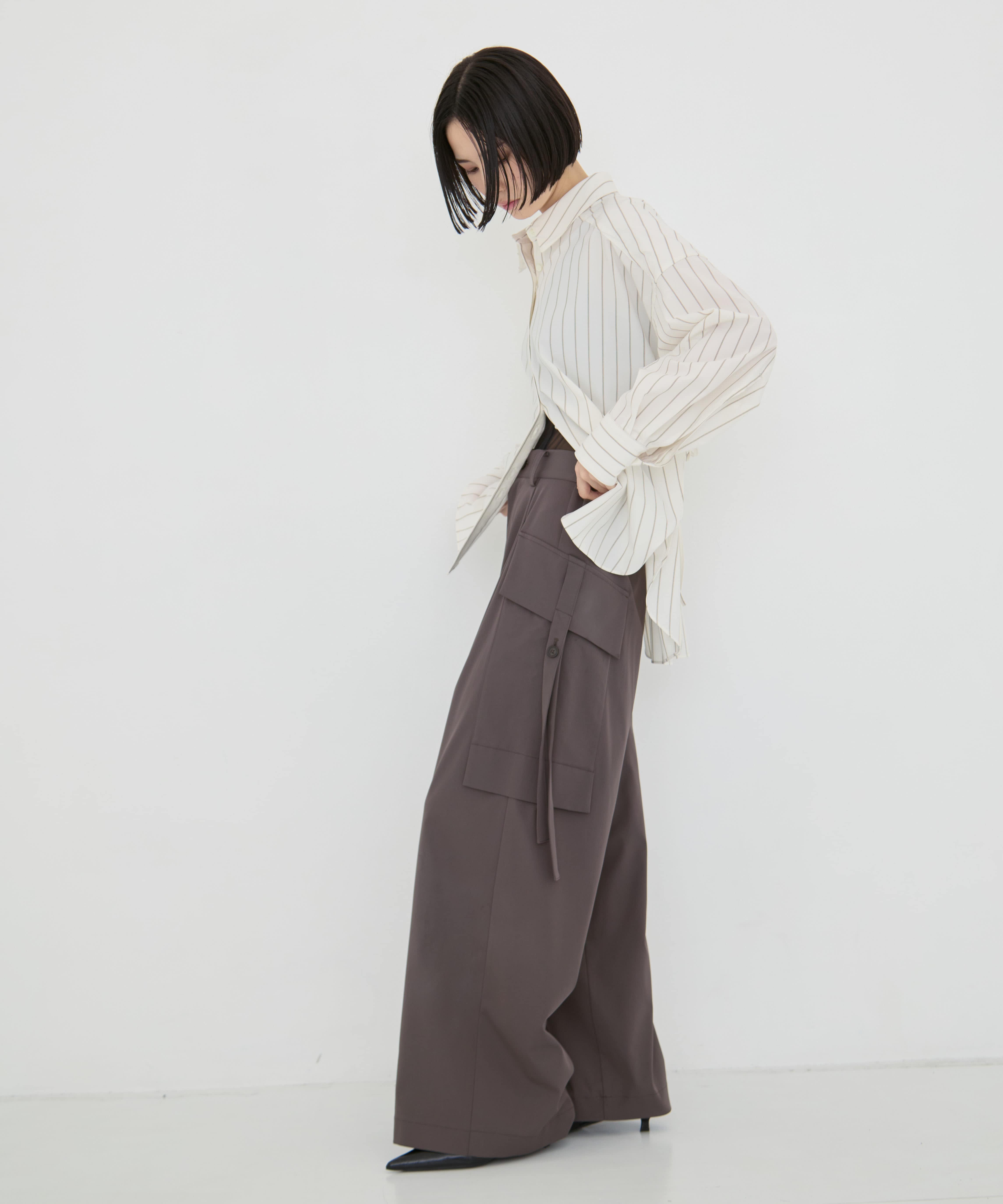 別注Wide-Leg Flap Pocket Pants UJOH