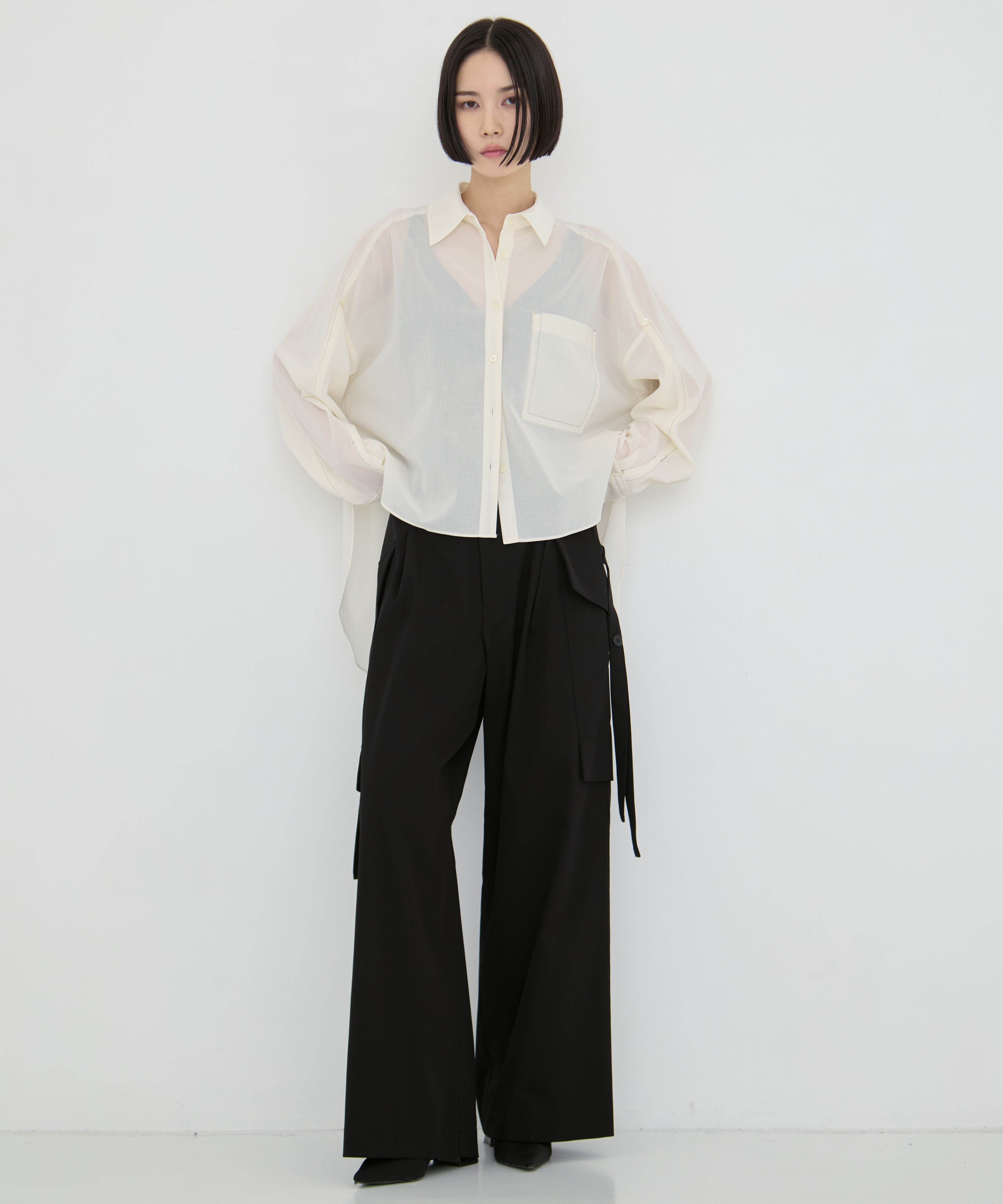 別注Wide-Leg Flap Pocket Pants UJOH