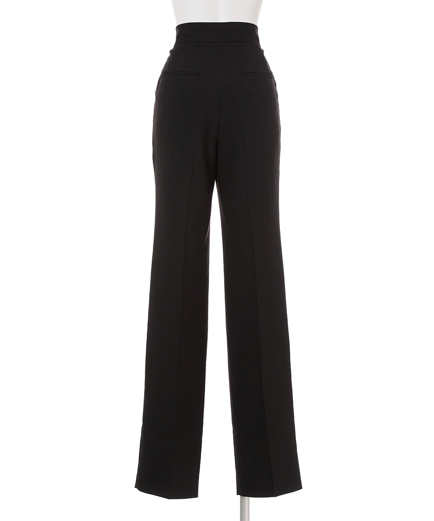 Triacetate Polyester Tapered Trousers Mame Kurogouchi