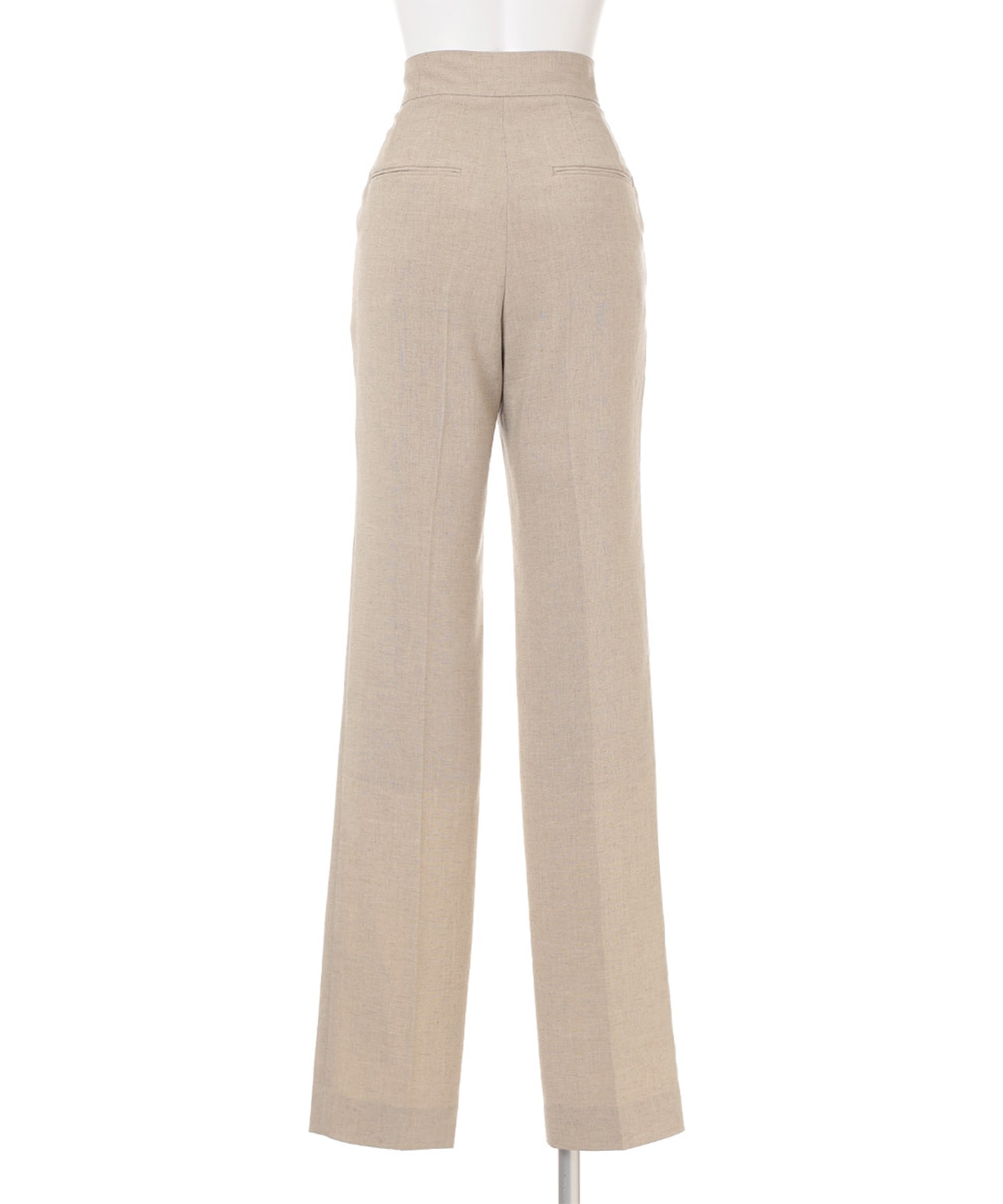 Triacetate Polyester Tapered Trousers Mame Kurogouchi