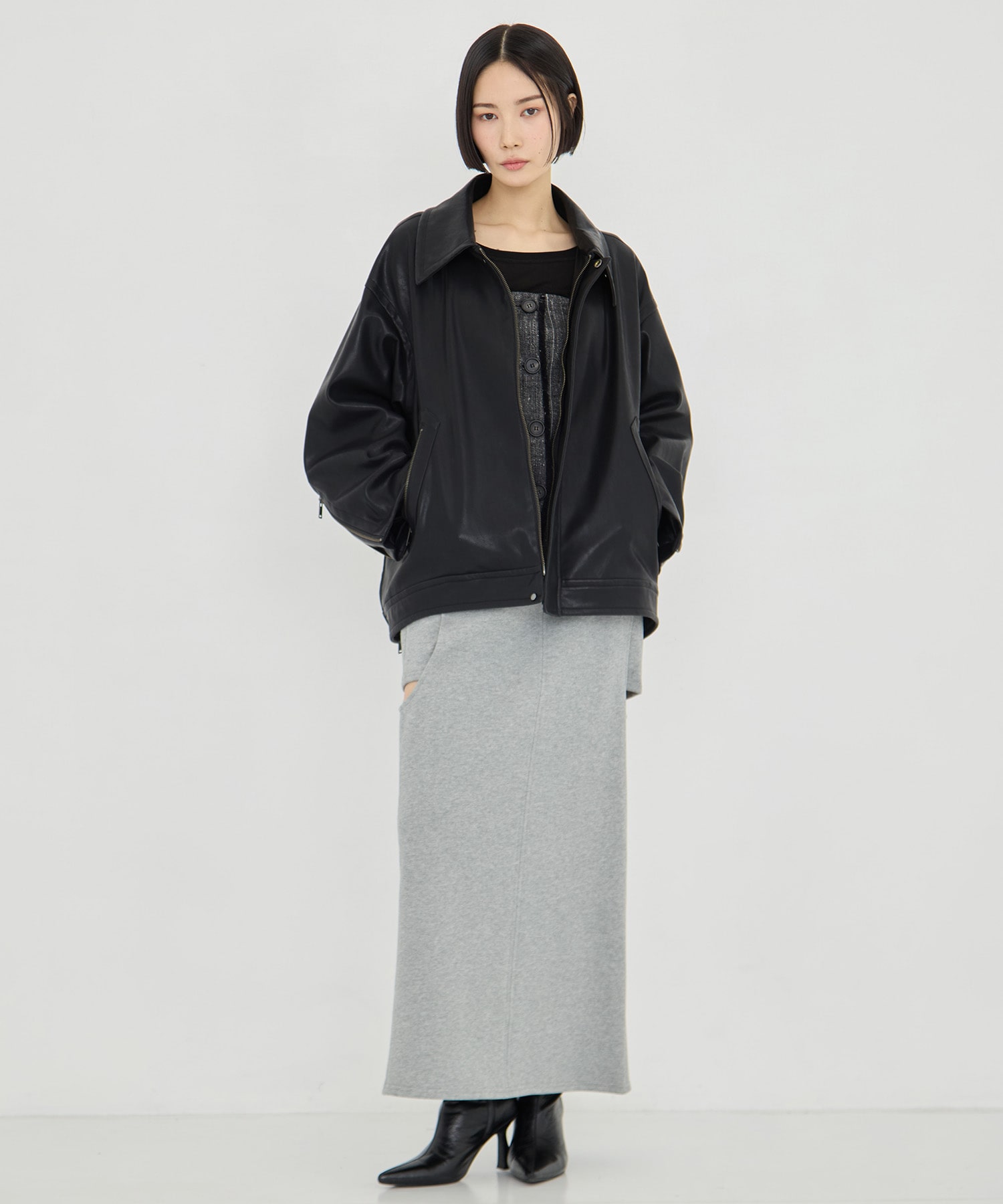 Vintage Leather Blouson STUDIOUS