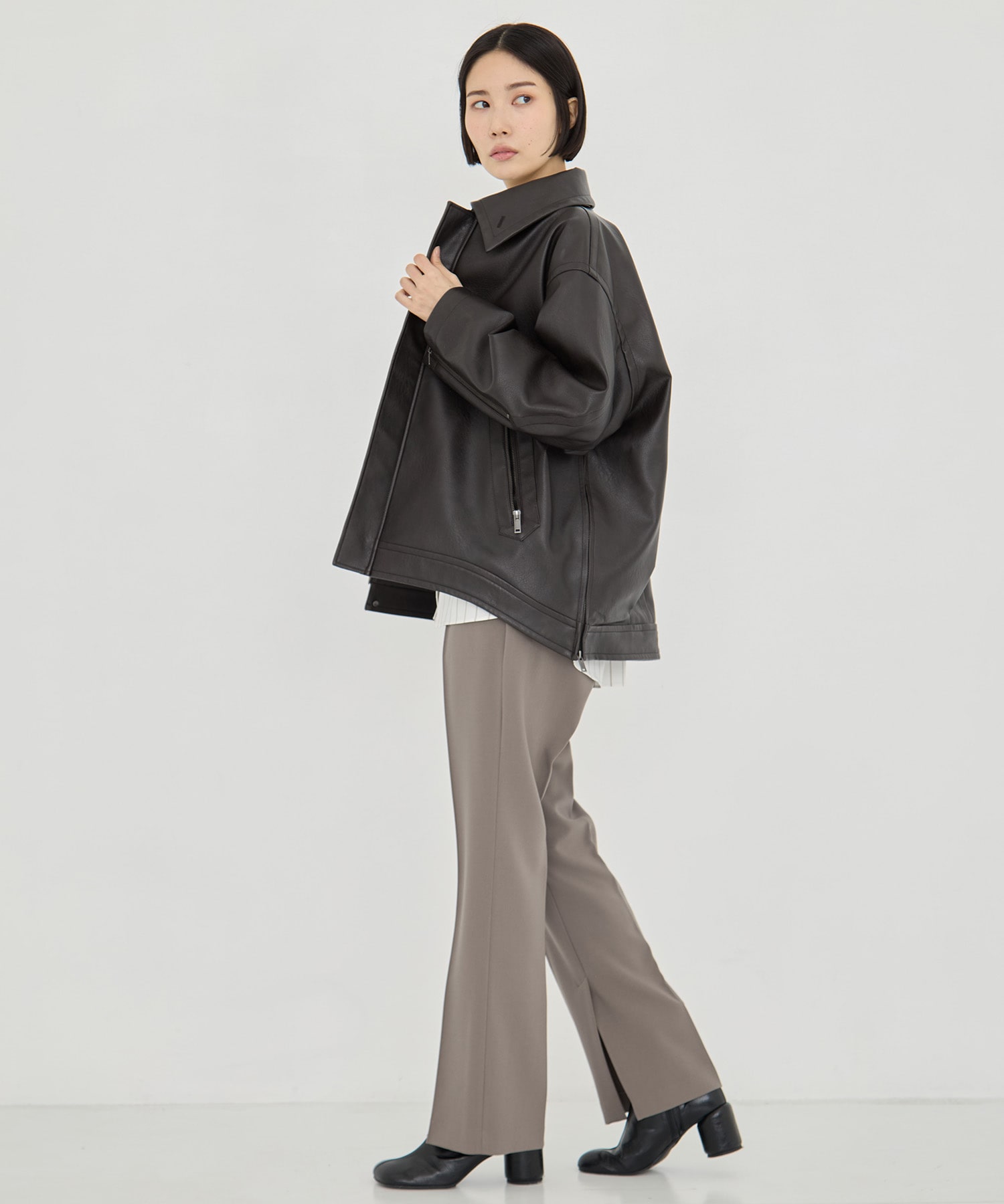 Vintage Leather Blouson STUDIOUS