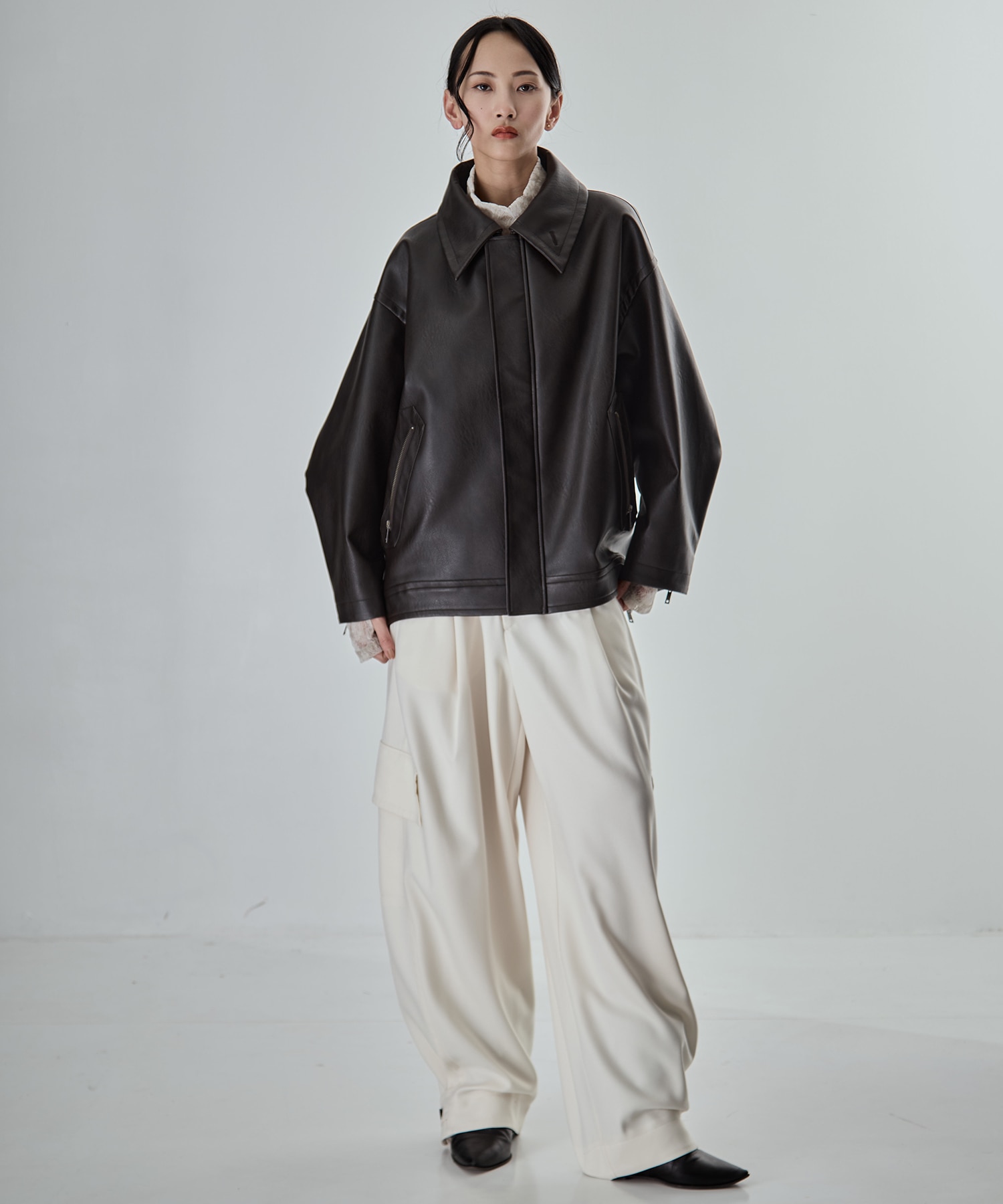 Vintage Leather Blouson STUDIOUS